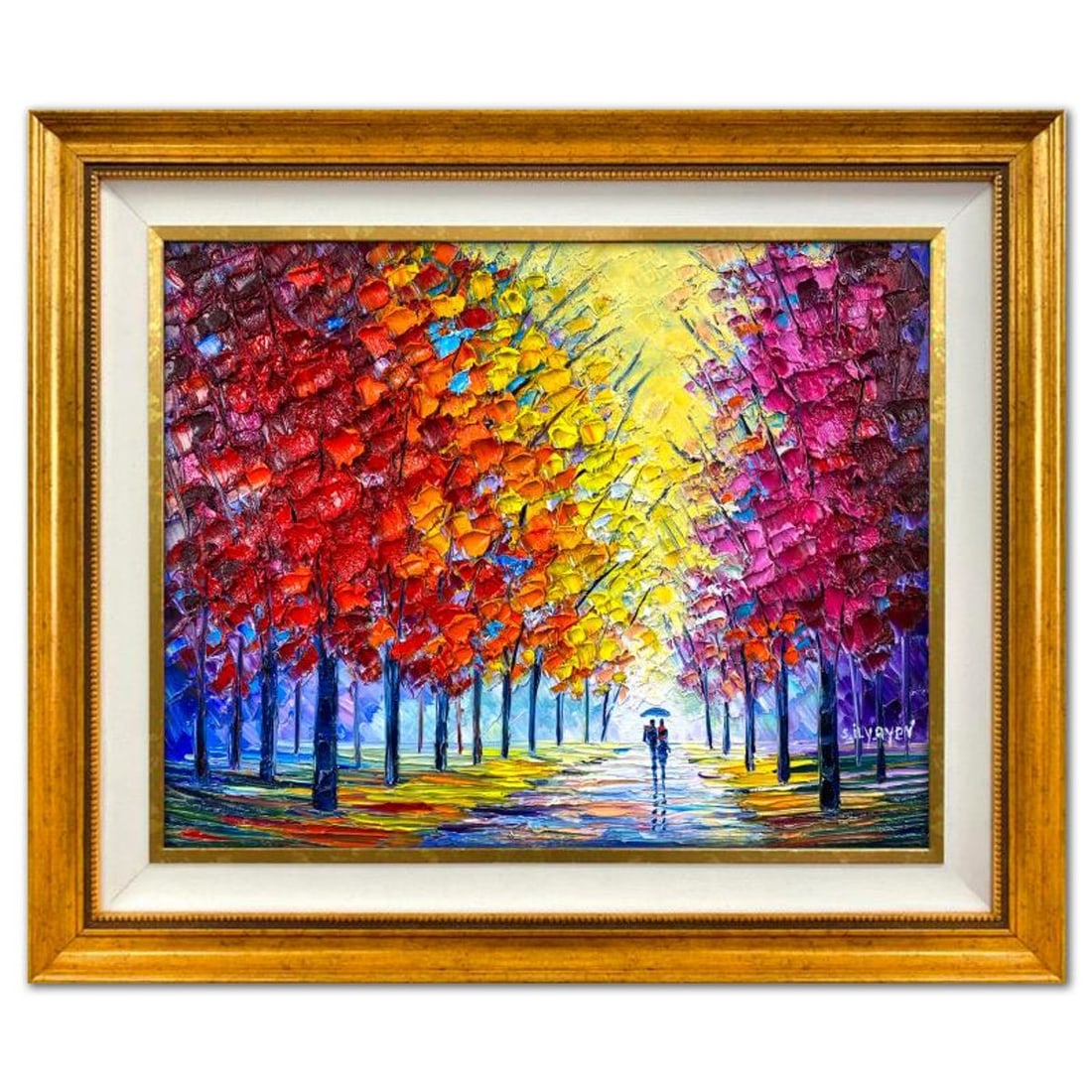 Slava Ilyayev, Framed Original Oil Painting on Canvas, Hand Signed with Letter of Authenticity.: This is an original oil painting on canvas by Slava Ilyayev, hand signed by the artist. This piece comes custom framed. Includes Letter of Authenticity. Measures approx. 22.5" x 26.5" (frame), 15.5" x