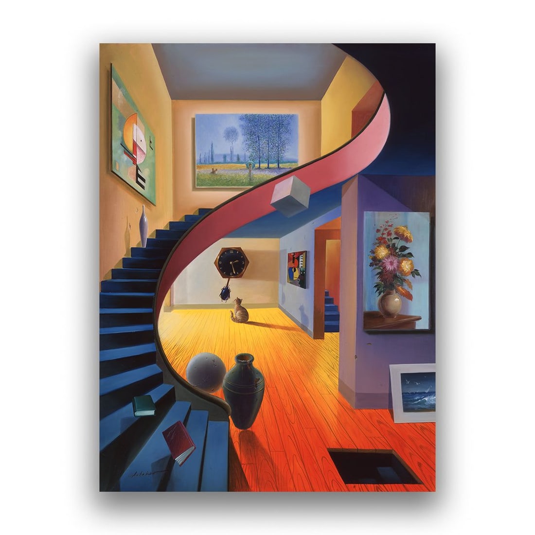 Alexander Astahov- Giclee on canvas "Classic": Artist: Alexander Astahov. Medium: Giclee on canvas. Title: Classic. Size: 40" x 30". Signature: Signed and numbered. Certificate of Authenticity: Is included. Additional: Limited edition of 36. Refer