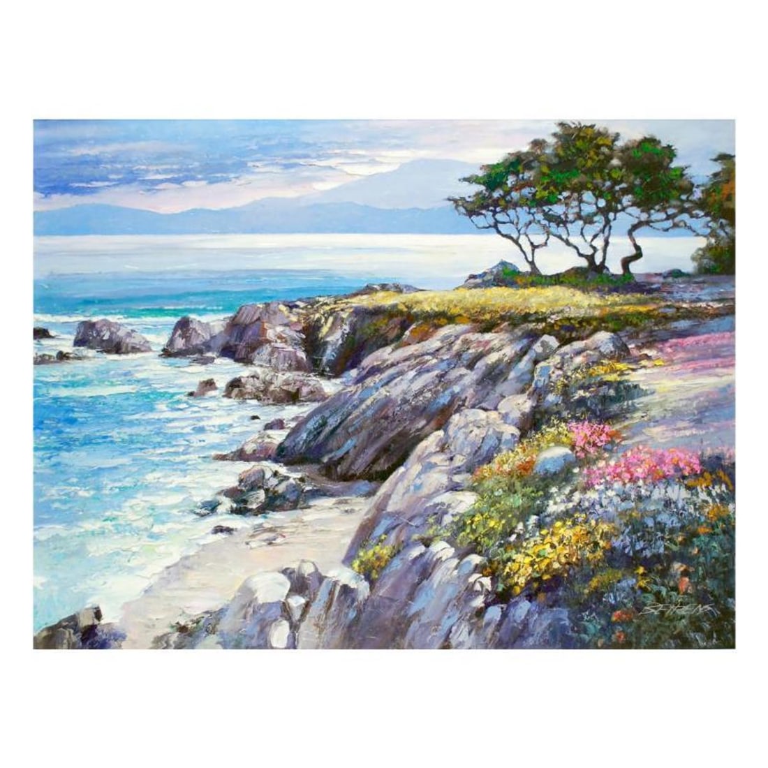 Howard Behrens (1933-2014), "Monterey Bay, After The Rain" Limited Edition on Canvas, Numbered and (1 of 2)