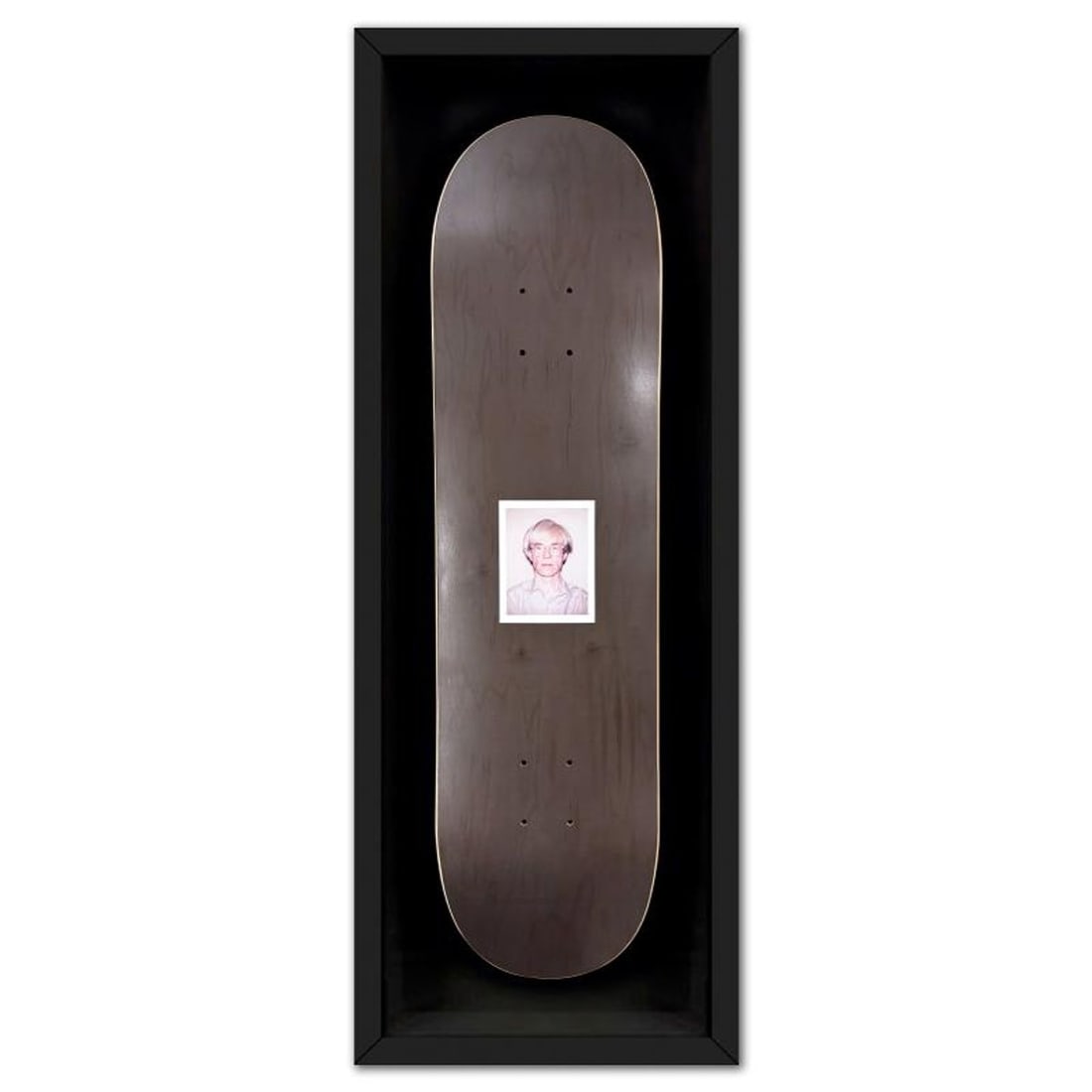 Andy Warhol (1928-1987), "Self-Portrait (Grey)" Framed One-of-a-Kind Unique Edition Skateboard, (1 of 3)
