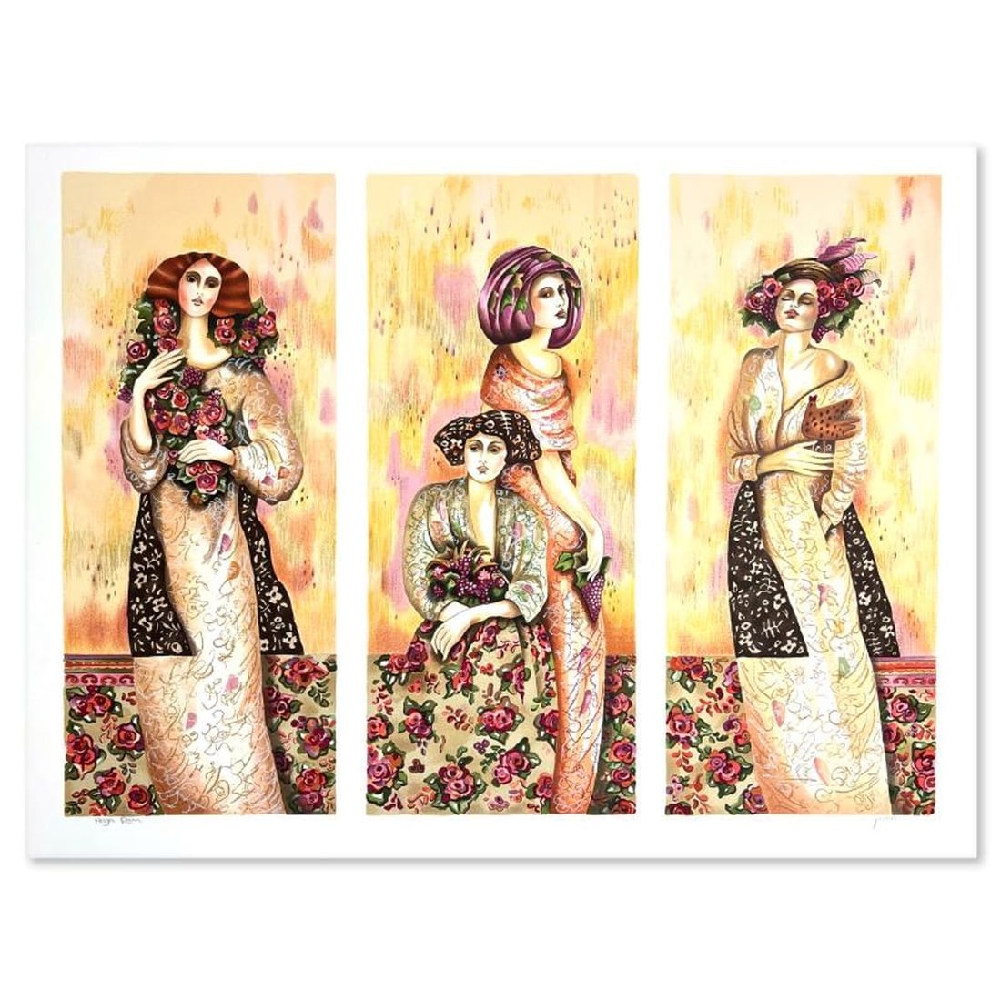 Haya Ran, Hand Signed, Numbered Limited Edition with Letter of Authenticity.: This is a limited edition on paper by Haya Ran. The piece comes hand signed by the artist, numbered, and with a letter of authenticity. Measures approximately 25" x 34". Reference#: 93290.
