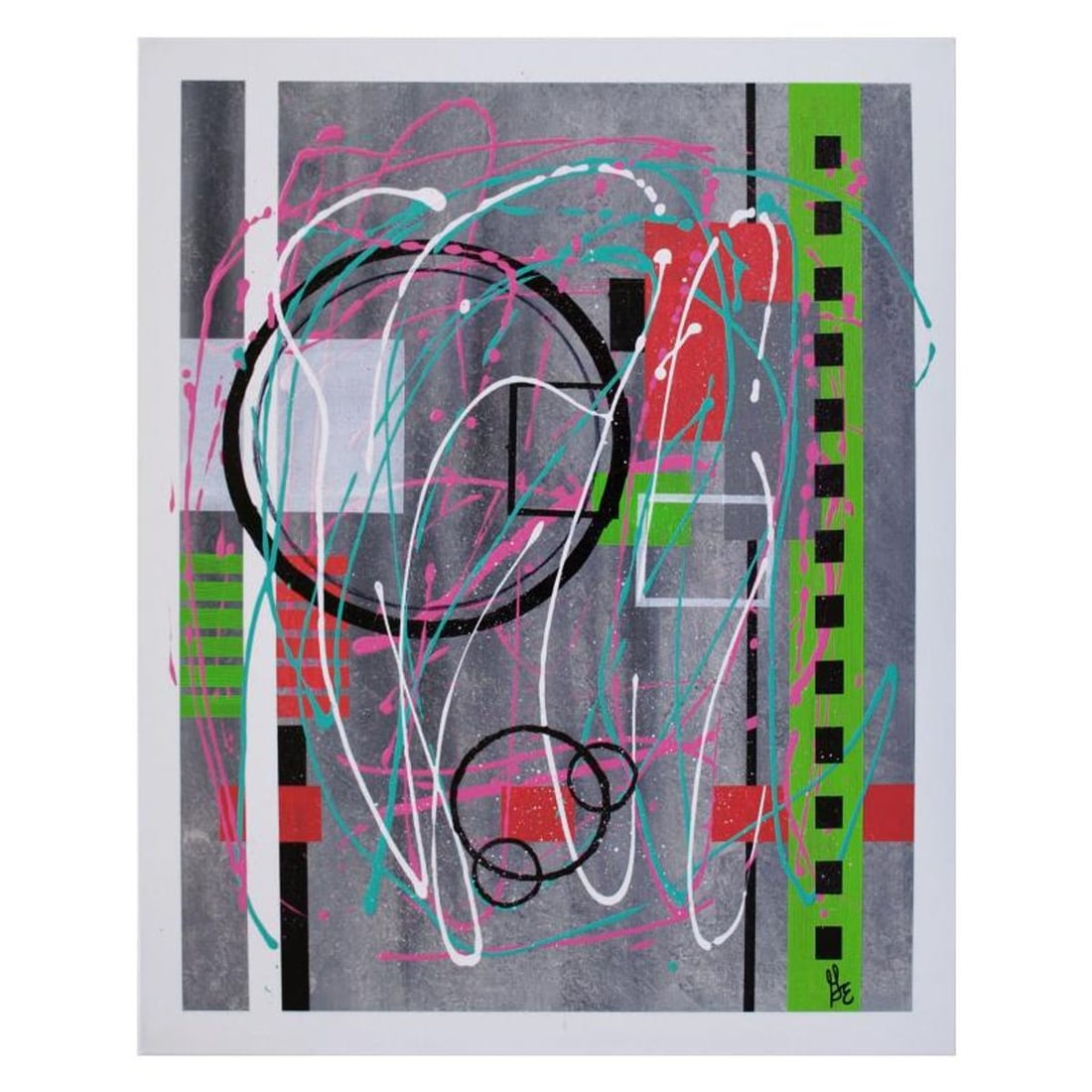 George Marlowe (d. 2026), "Rosado Y Lima" Original Acrylic Painting on Canvas, Hand Signed with (1 of 2)