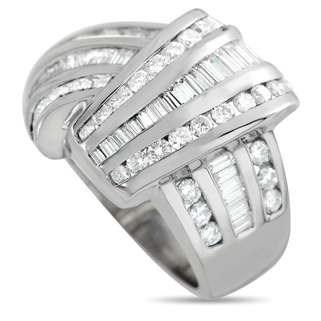 18K WHITE GOLD 2.30CT DIAMOND RING (1 of 4)