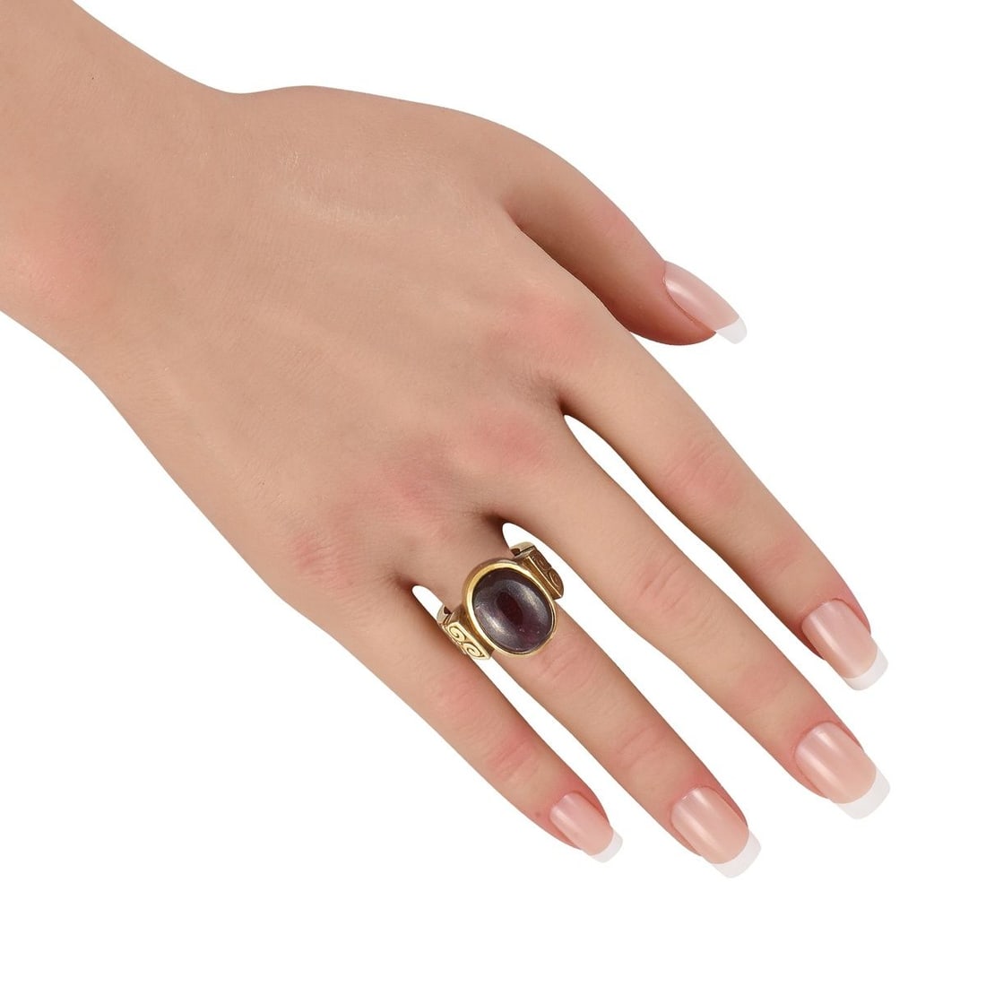 18K YELLOW GOLD 24.70CT RUBY RING - 3