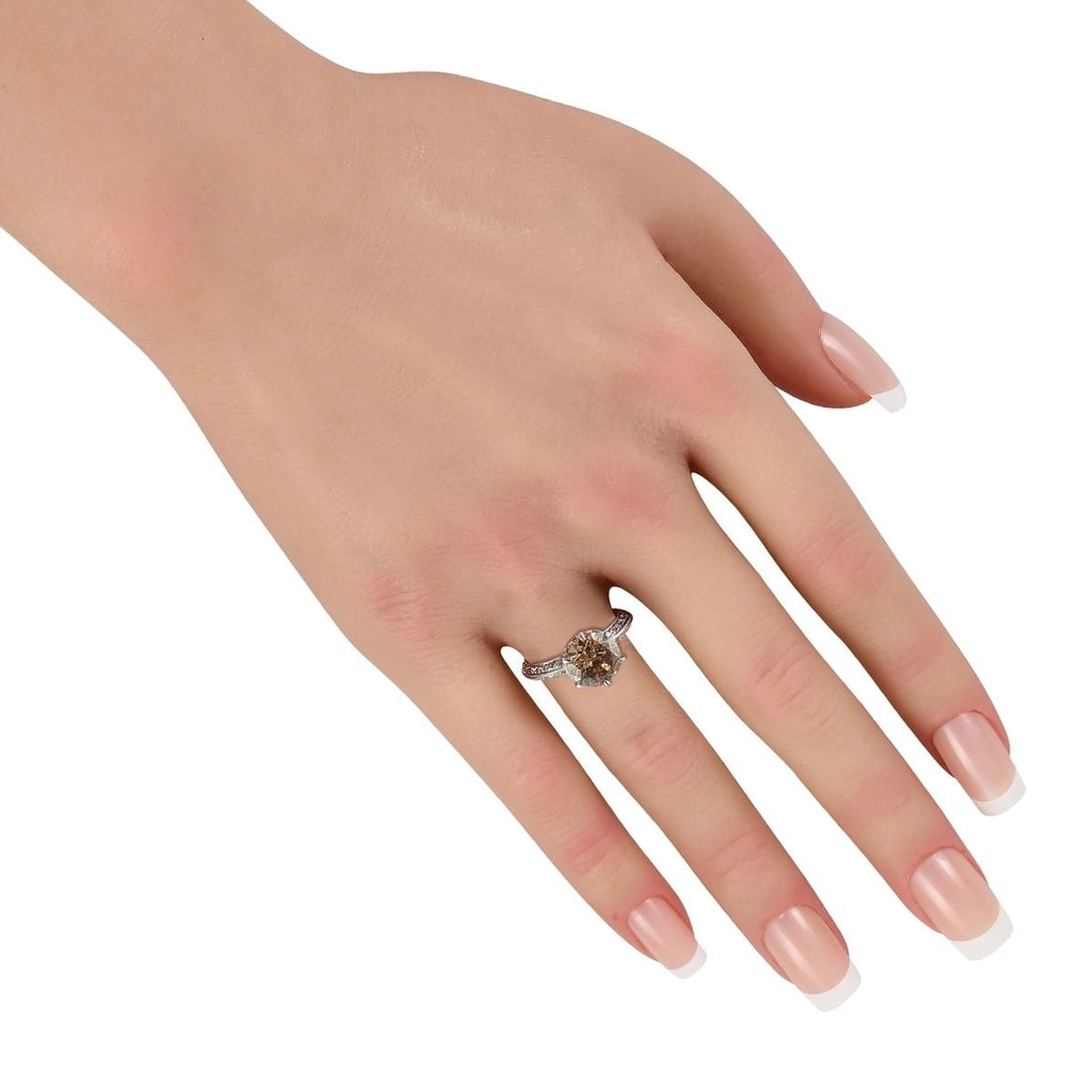 PLATINUM 3.60CT DIAMOND RING - 3