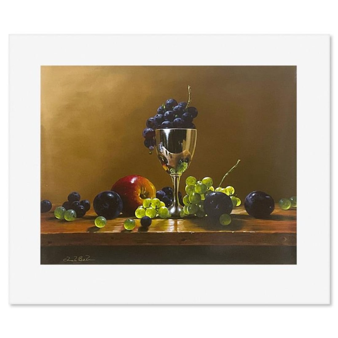 Charles Becker, "Delicious" Limited Edition Serigraph, Numbered and Hand Signed with Letter of: Delicious is a limited edition serigraph on paper by Charles Becker, numbered and hand signed by the artist. Includes Letter of Authenticity. Measures approx. 21.5" x 25" (border), 16" x 20" (image). 