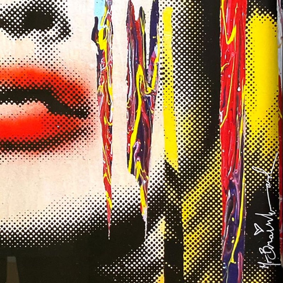 Mr. Brainwash, Custom Framed Plate Signed Offset Lithograph. - 2