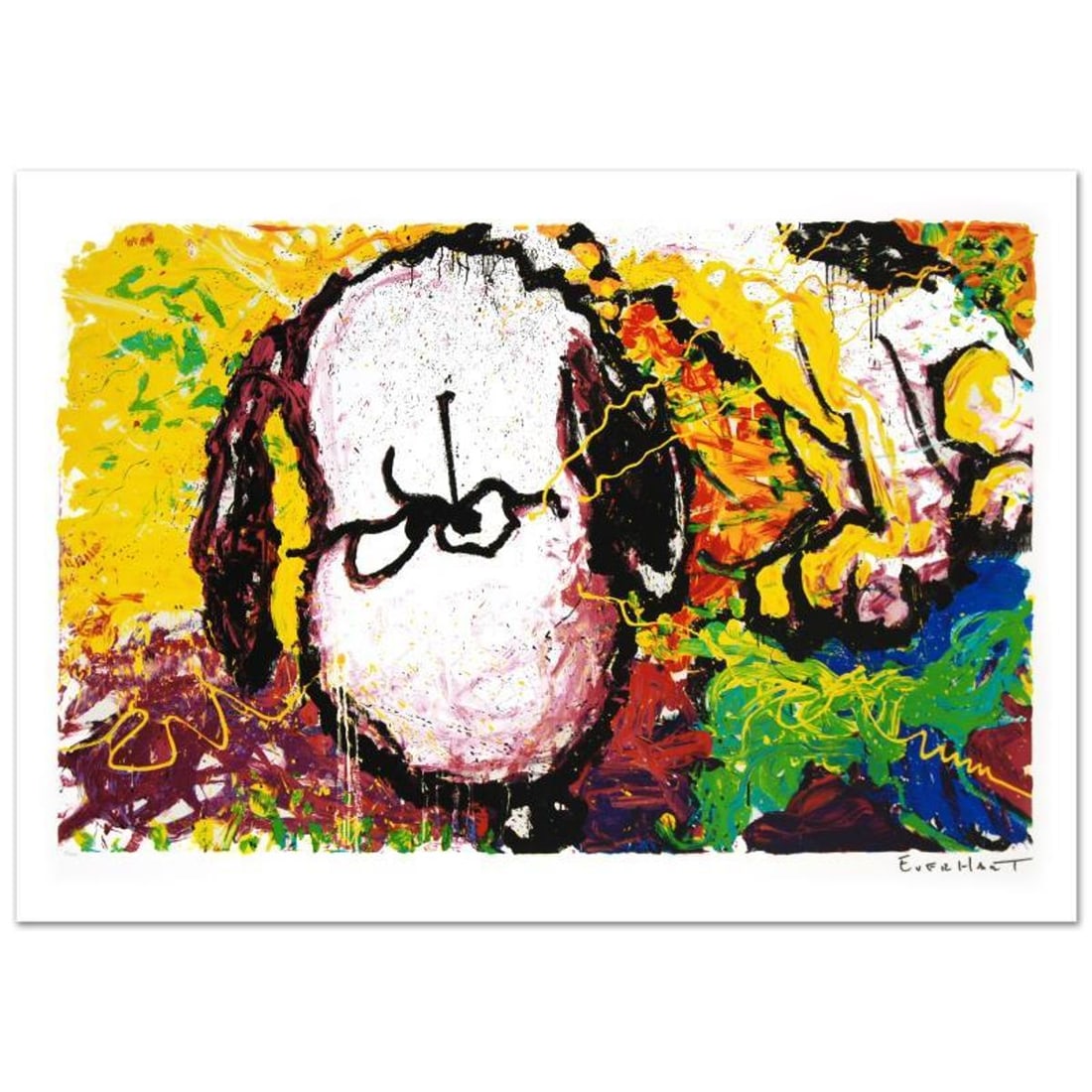 Are You Talking to Me? Limited Edition Hand Pulled Original Lithograph (36" x 22.5") by Renowned (1 of 1)