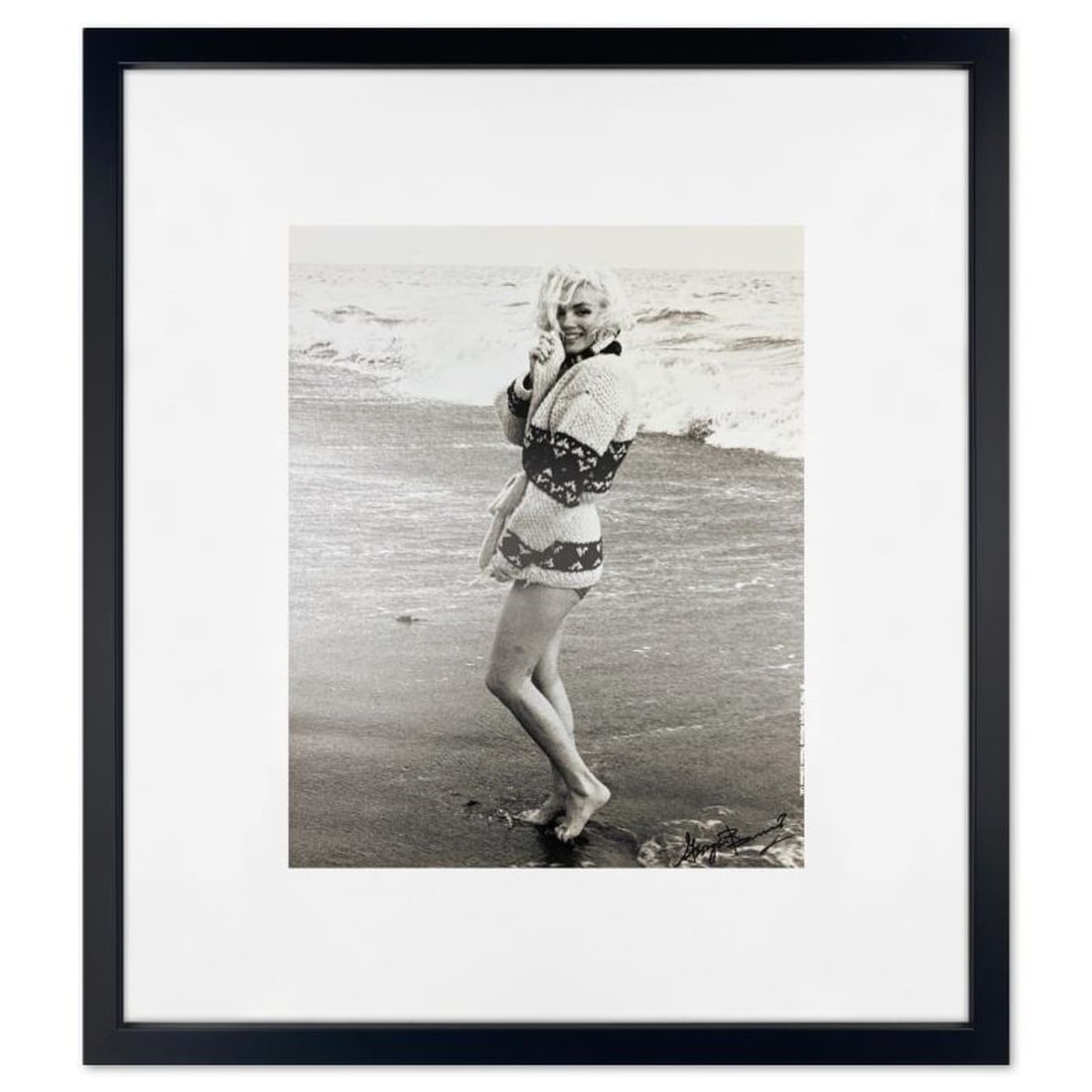 George Barris (1922-2016), "Marilyn Monroe: The Last Shoot" Framed Photograph Printed from the: Marilyn Monroe: The Last Shoot is a photograph printed from the original negative taken by George Barris (1922-2016). This photo is part of a series entitled "The Last Photos" which were taken in 1962