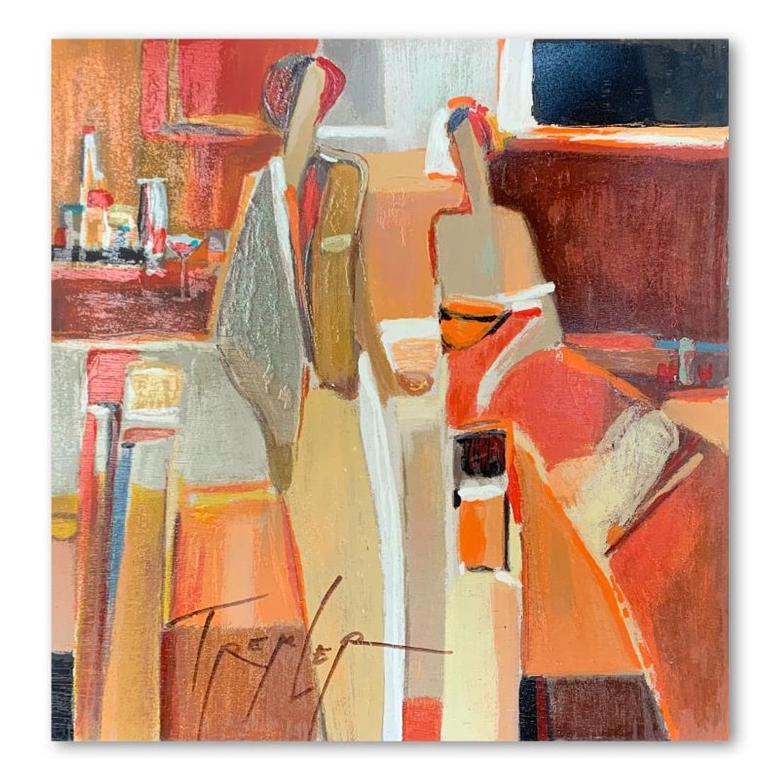 Yuri Tremler, Hand Signed Limited Edition Serigraph on Board with Letter of Authenticity.: This is a limited edition serigraph on board by Yuri Tremler. It is numbered and hand signed and includes a letter of authenticity. Measures approximately 12" x 11.5" (image). Reference#: 93821.