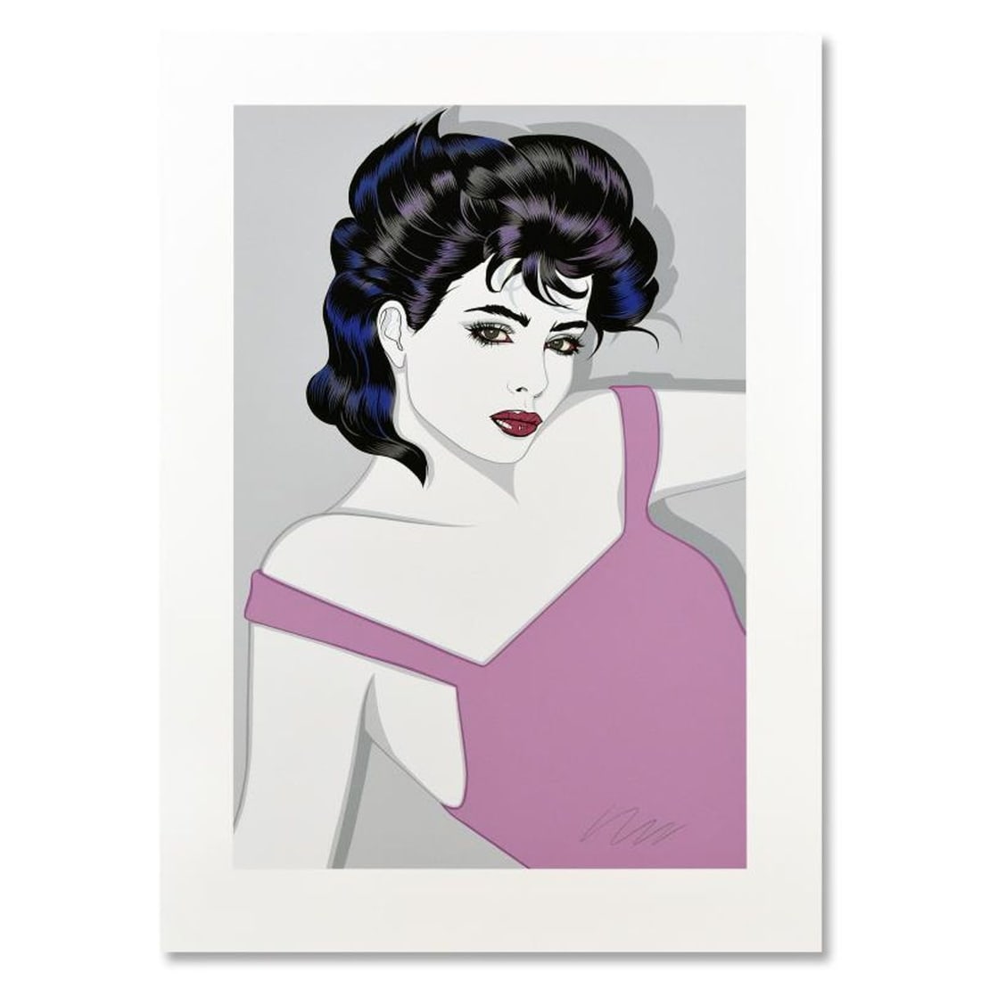Robert Blue (1946-1998), "Tracey" Limited Edition Serigraph, Numbered and Hand Signed with Letter of: Tracey is a limited edition serigraph on paper by Robert Blue (1946-1998), numbered and hand signed by the artist. Includes Letter of Authenticity. Measures approx. 24" x 33.5" (border), 18" x 28" (im