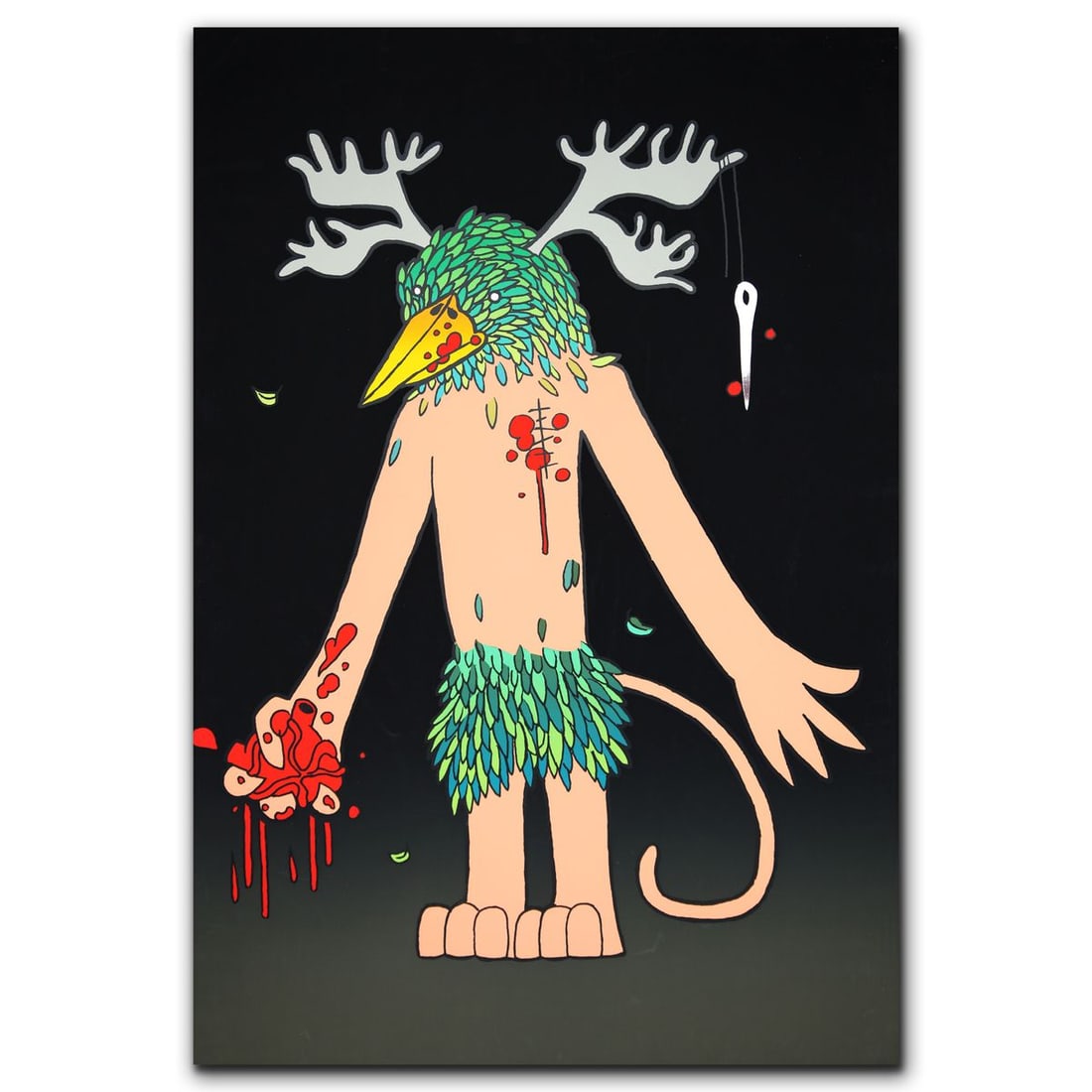 Wolfryd-Selway Projects- Silkscreen: Artist: Wolfryd-Selway Projects. Medium: Silkscreen. Size: 36" x 24". Signature: Hand signed by master printer. Certificate of Authenticity: Is included. Additional: Mexican vintage poster. Reference#