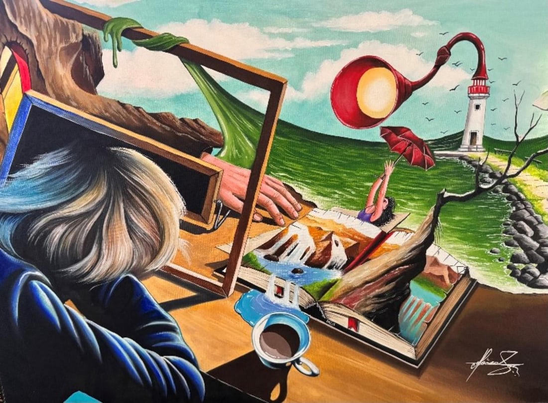 Mihai Adriana- Original painting on canvas: Artist: Mihai Adriana. Medium: Original painting on canvas. Size: 18" x 24". Reference#: 62165.