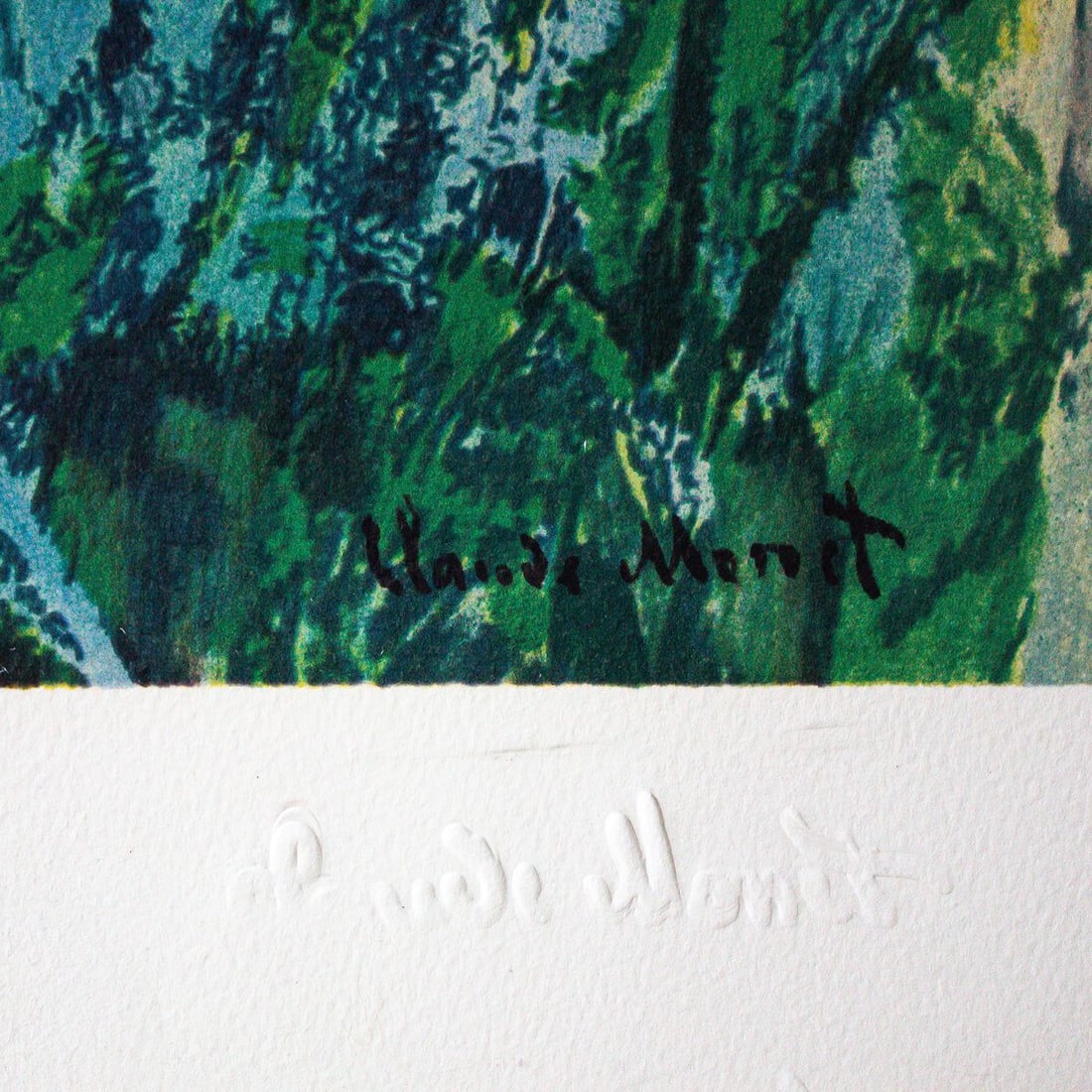 Claude Monet- Lithograph "Iris" - 3