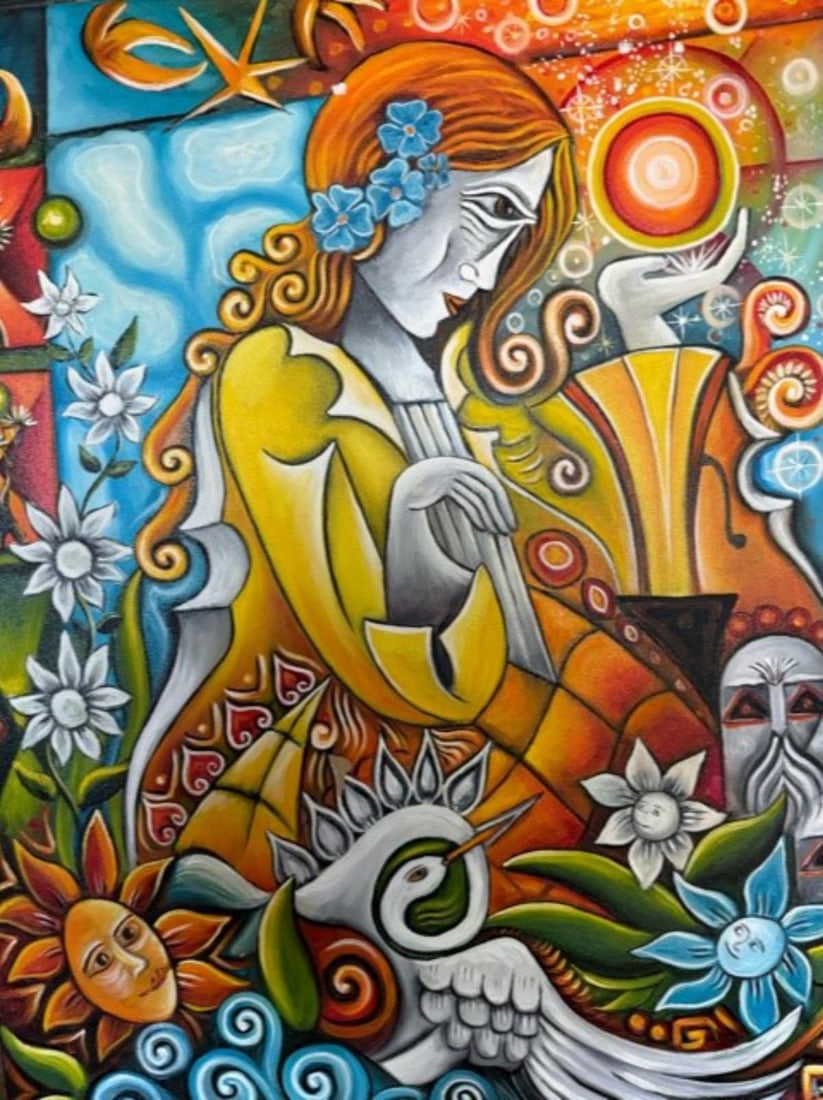 A. Doni- Original painting on canvas: Artist: A. Doni. Medium: Original painting on canvas. Size: 18" x 24". Signature: Signed by the artrist . Reference#: 62172.