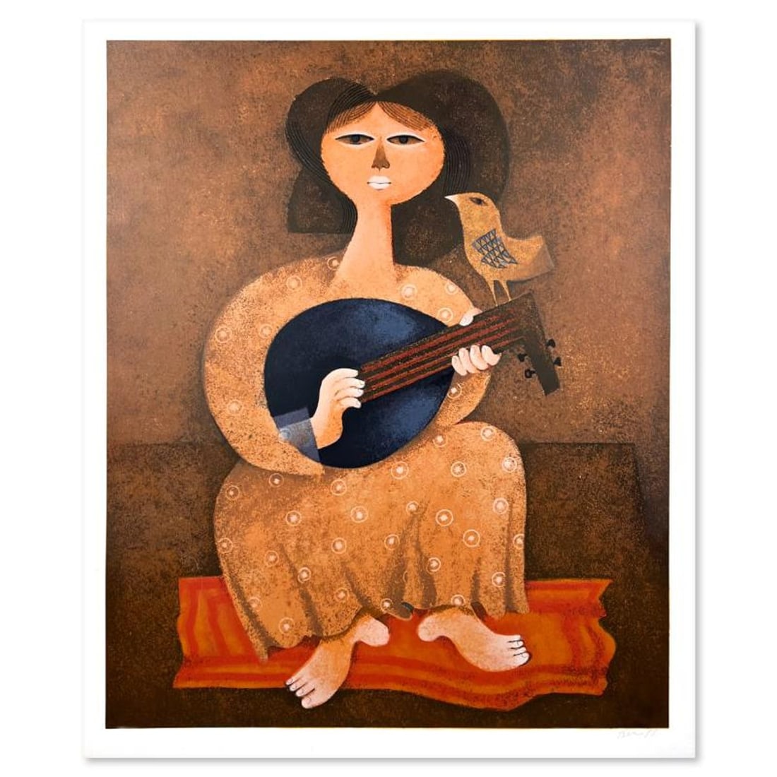 Samy Briss, Limited Edition Serigraph, Hand Signed and Numbered with Letter of Authenticity.: This is a limited edition serigraph on paper by Samy Briss. The piece comes hand signed by the artist, numbered, and with a letter of authenticity. Measures approximately 23" x 19". Reference#: 89958.