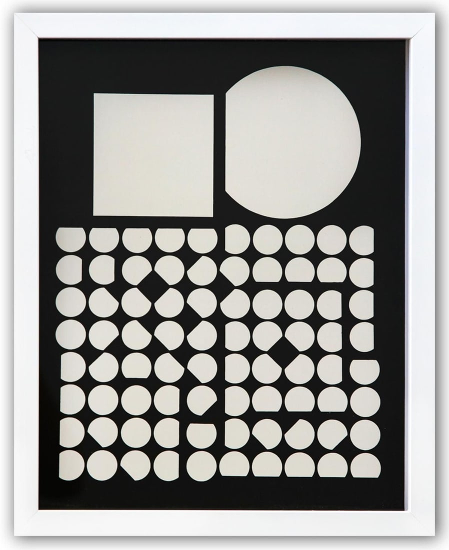 Victor Vasarely- Heliogravure Print "Untitled" (1 of 1)