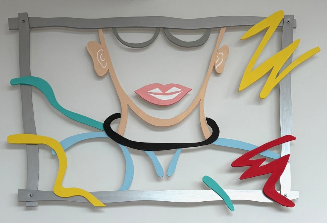 Glettner Steinberg- Original one of a kind hand made wall sculpture: Artist: Glettner Steinberg. Medium: Original one of a kind hand made wall sculpture. Size: 24" x 32". Reference#: 33374.