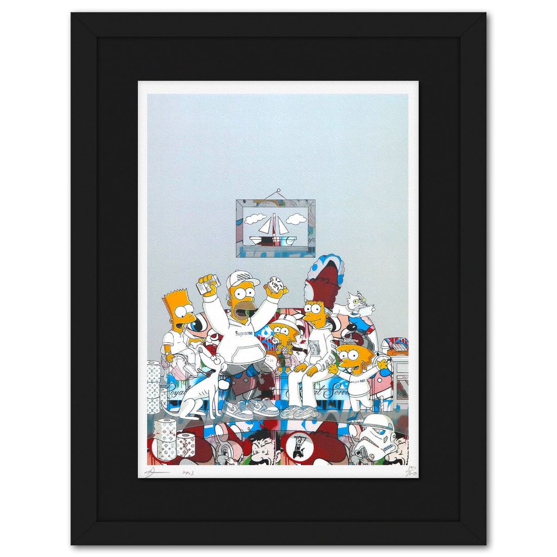 Death NYC- Fine art Print: Artist: Death NYC. Medium: Fine art Print. Size: 17.5" x 12". Measures approx. 24" x 18.5" (framed). Signature: Hand signed and numbered. Certificate of Authenticity: Is included. Additional: Paper: F