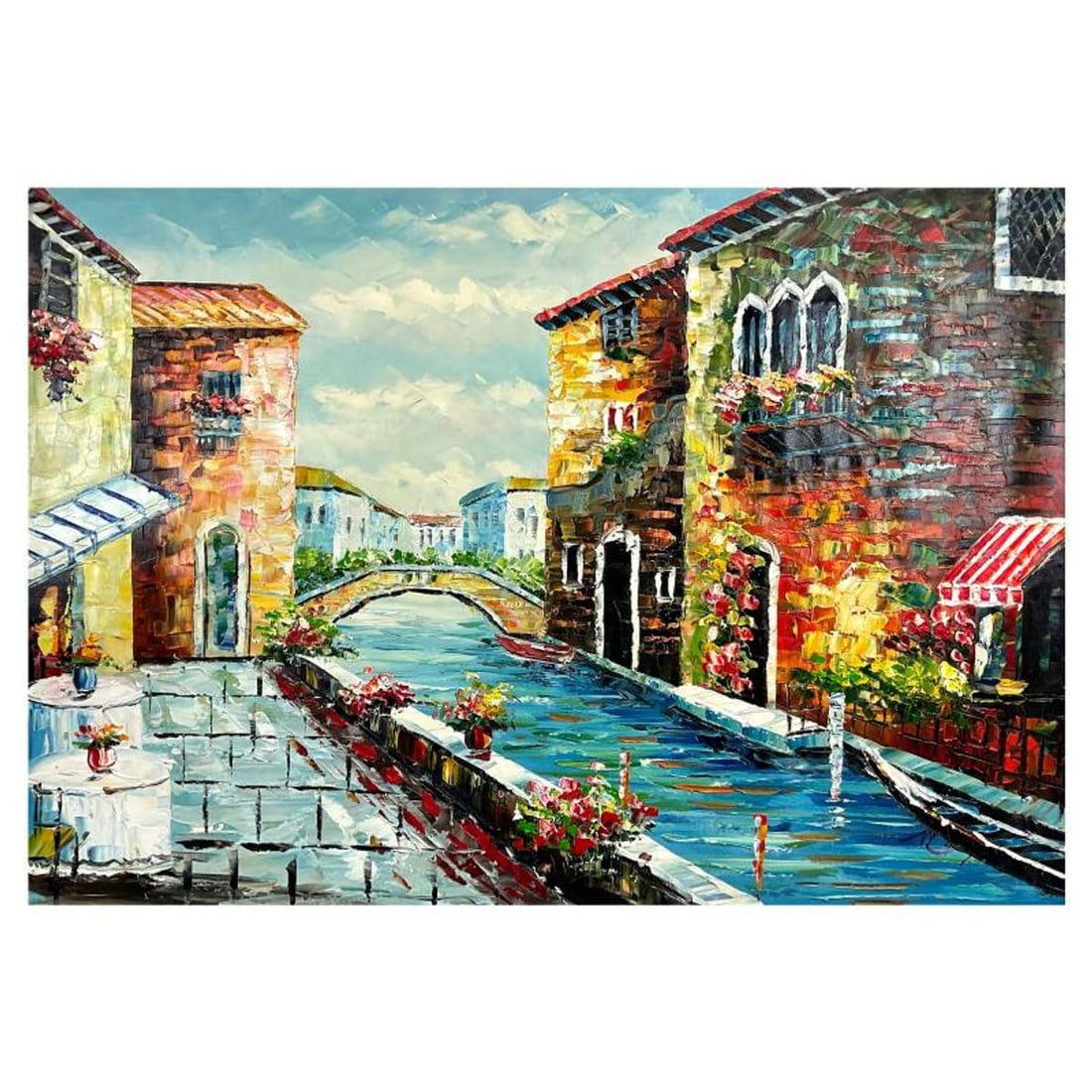 Mani, Original Acrylic Painting on Canvas, Hand Signed with Letter of Authenticity: This is an original acrylic painting on canvas by Mani, hand signed by the artist. Includes Letter of Authenticity. Measures approx. 36" x 24" (image).