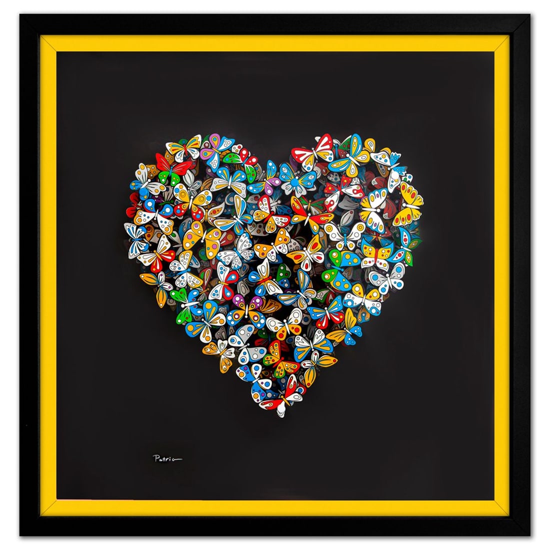 Patricia Govezensky- 3D Multilayered Woodcut "Love in Paradise" (1 of 4)