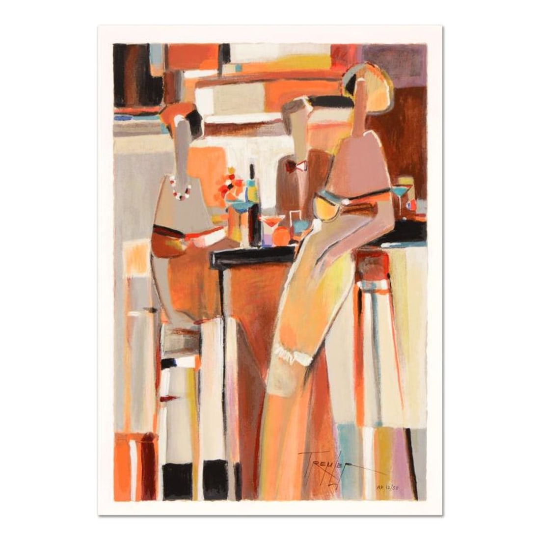 Yuri Tremler, "Untold Secret" Limited Edition Serigraph by Yuri Tremler, Hand Signed with: Untold Secret is a limited edition serigraph on paper, hand signed by Yuri Tremler. Includes Certificate of Authenticity. Measures approx. 14.5" x 20.5" (border), 13" x 19" (image). Reference#: 93812.