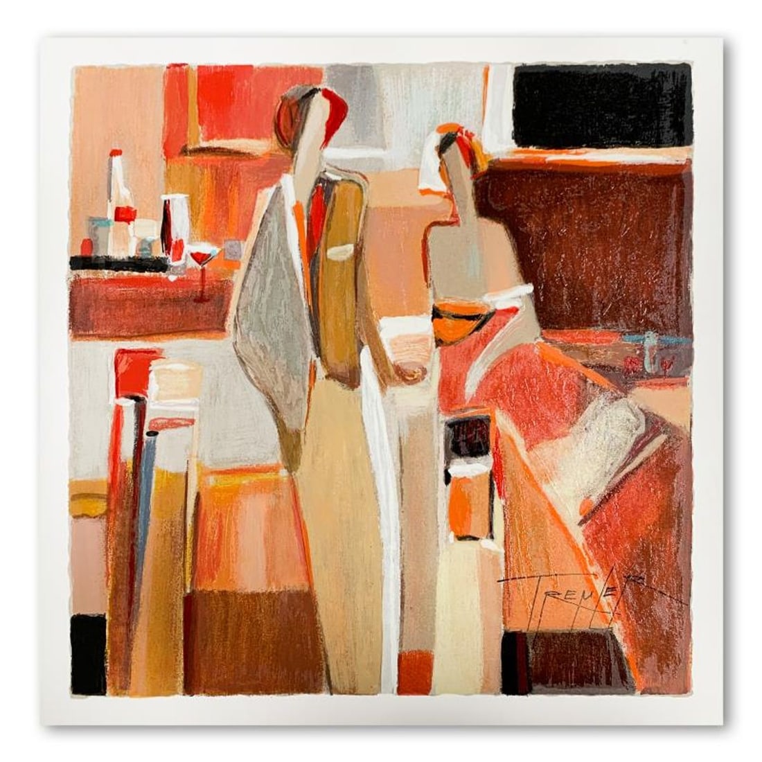 Yuri Tremler, "A New Adventure" Limited Edition Serigraph, Numbered and Hand Signed with Letter of: A New Adventure is a limited edition serigraph on paper by Yuri Tremler. It is numbered and hand signed and includes a letter of authenticity. Measures approximately 12" x 11.5" (image). Reference#: