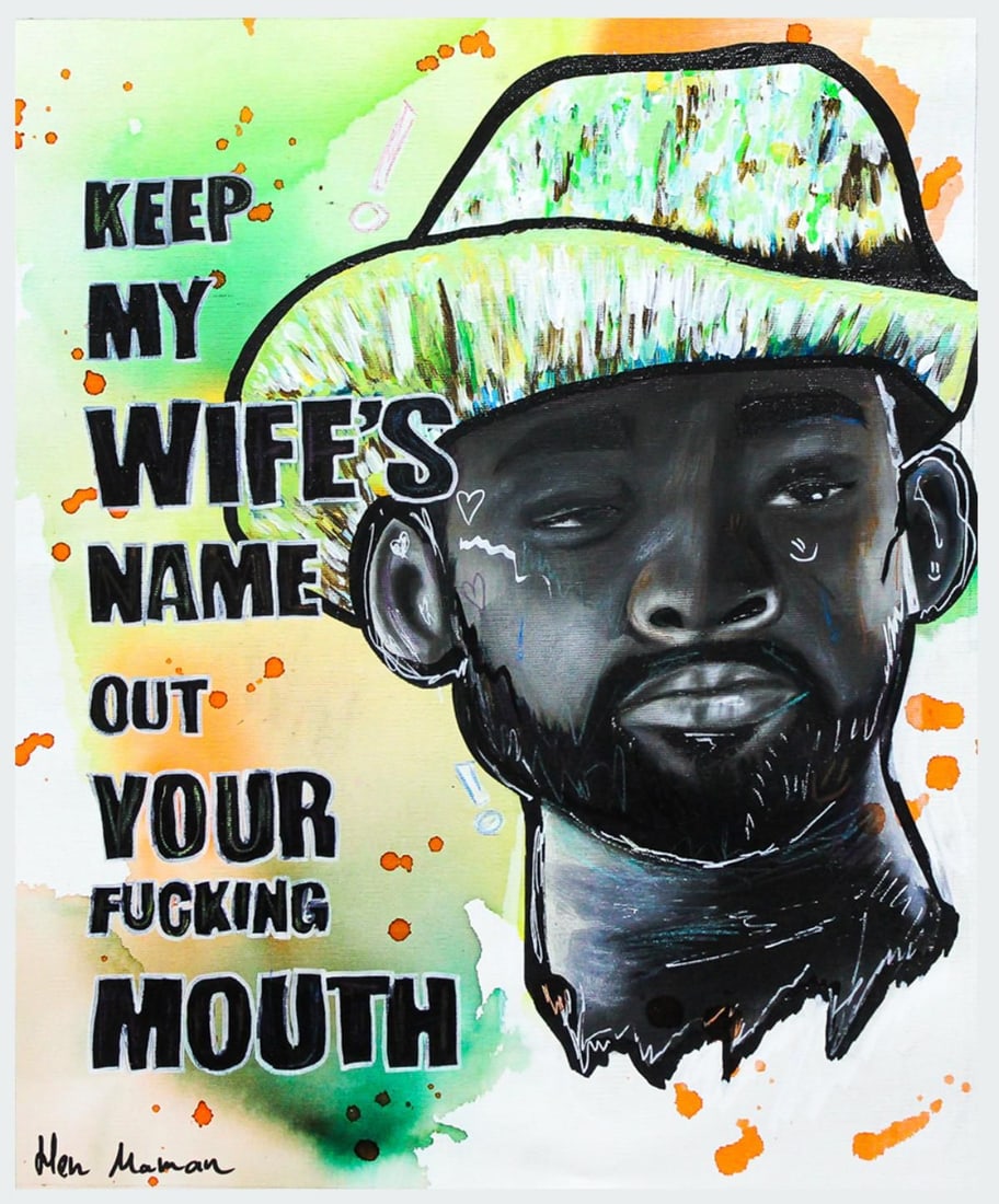 Hen Maman- Original Painting on Canvas "Will Smith" (1 of 2)