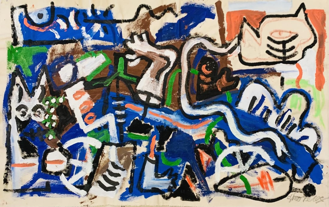 Gino Perez- Original painting on canvas: Artist: Gino Perez. Medium: Original painting on canvas. Size: 22" x 36". Signature: Signed. Reference#: 28507.