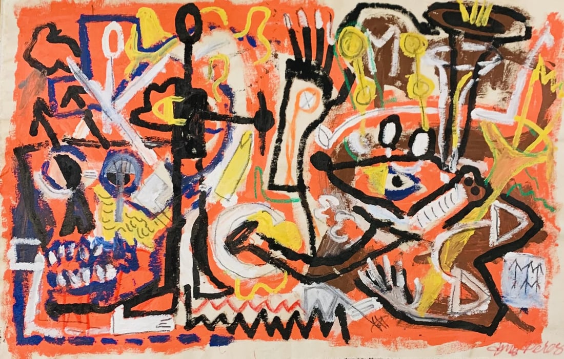 Gino Perez- Original painting on canvas: Artist: Gino Perez. Medium: Original painting on canvas. Size: 23" x 36". Signature: Signed. Reference#: 28509.
