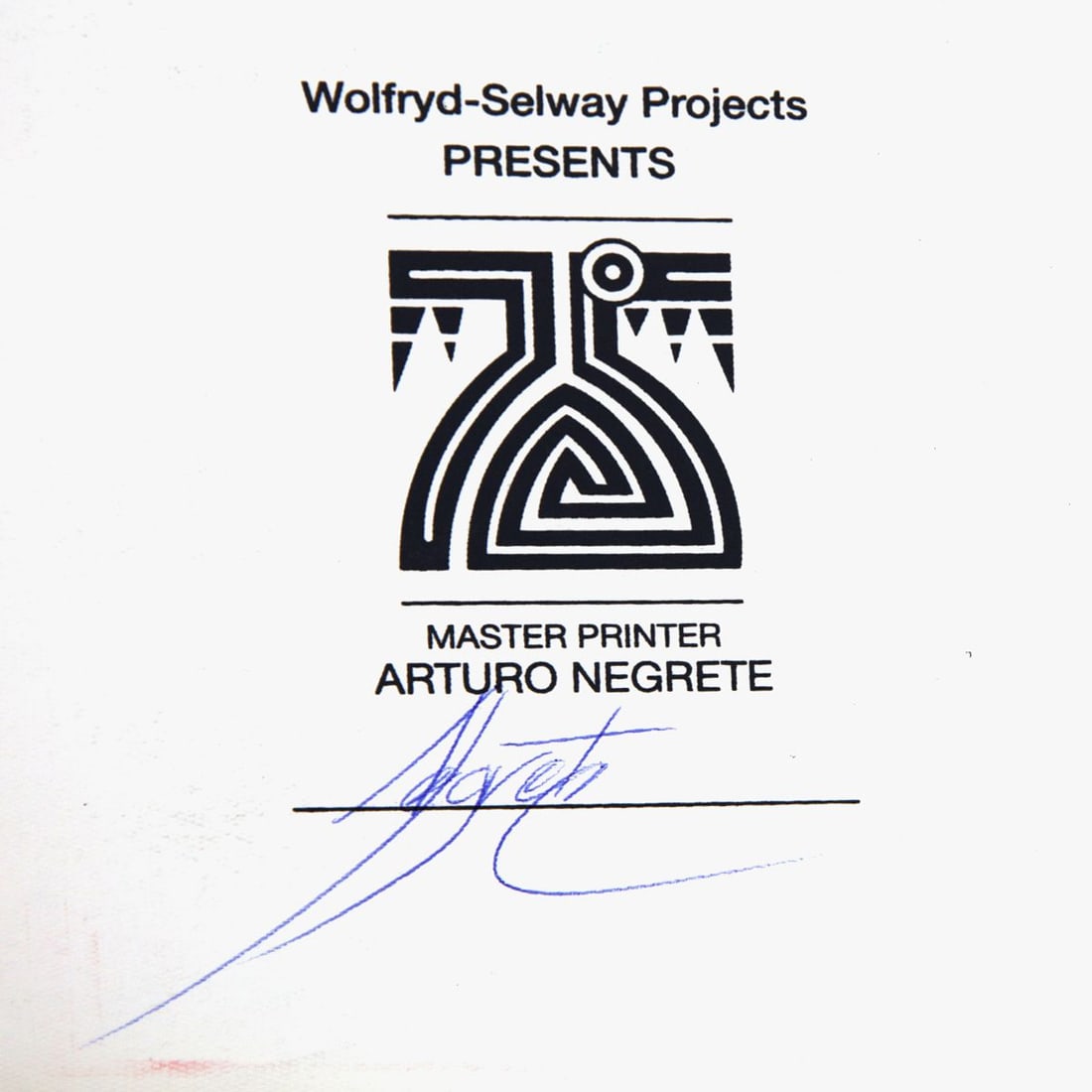 Wolfryd-Selway Projects- Silkscreen - 2