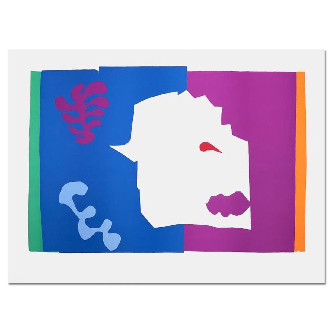 Henri Matisse 1869-1954 (After), "Le Loup (The Wolf)" Limited Edition Lithograph with Certificate of: Le Loup (The Wolf) is a limited edition lithograph by Henri Matisse (1869-1954). This piece comes from an edition of 200 authorized by the Matisse Estate; the edition number is not on the piece itself