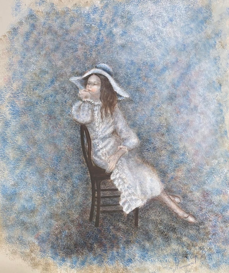 Margarette Kane- Original acrylic painting on panel board: Artist: Margarette Kane. Medium: Original acrylic painting on panel board. Size: 24" x 24". Signature: Signed. Reference#: 94163.