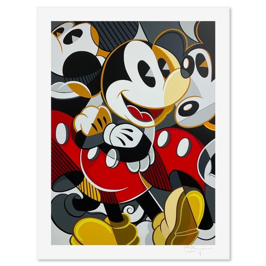 Tim Rogerson, "Mousing Around #3" Limited Edition Proof Serigraph from Disney Fine Art, Numbered and: Mousing Around #3 is a limited edition proof serigraph on paper by Tim Rogerson, numbered and hand signed by the artist. This piece is licensed by Disney Fine Art. Includes Letter of Authenticity. Mea
