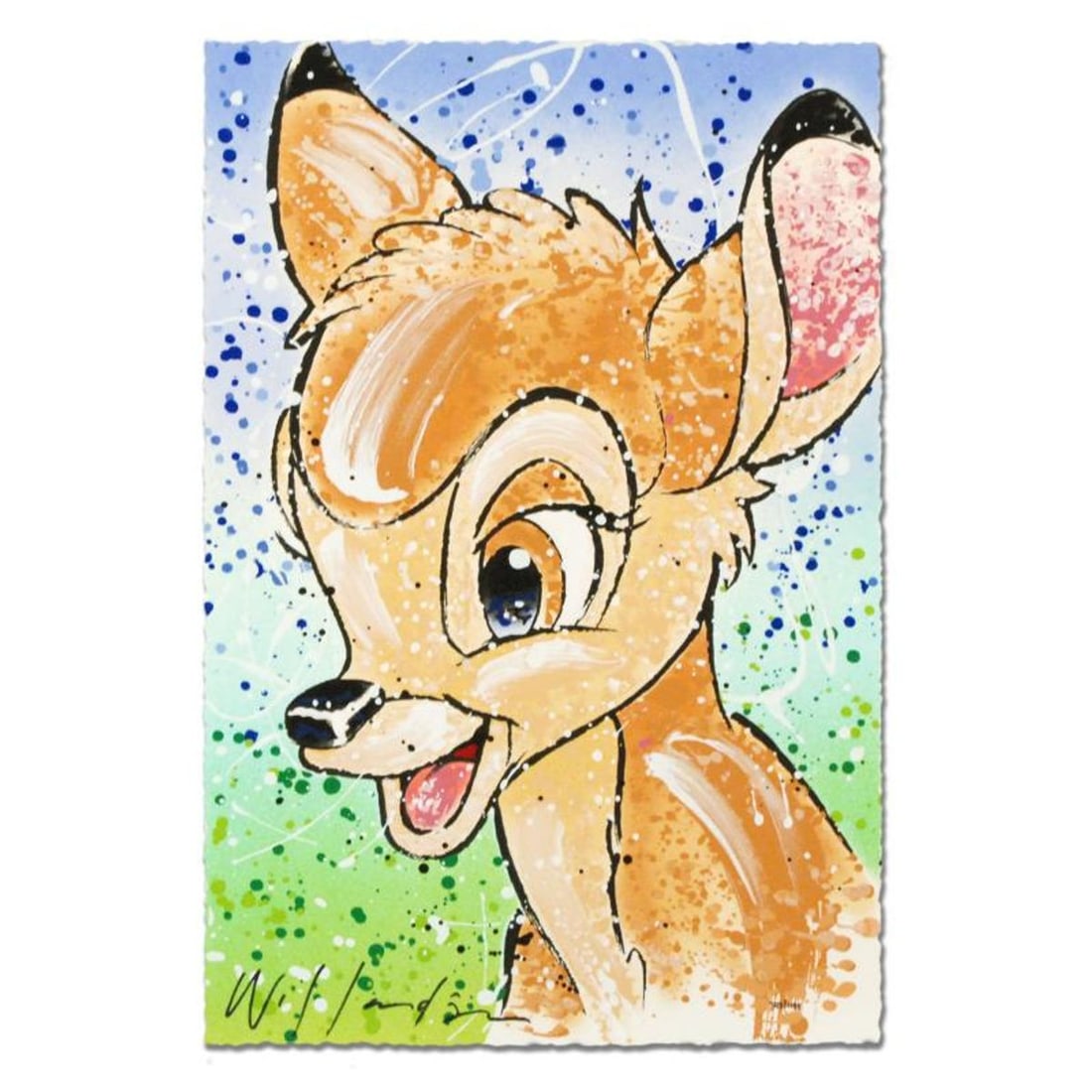 David Willardson, "The Buck Stops Here" Hand Signed Limited Edition Disney Serigraph with Letter of: The Buck Stops Here is a Disney Fine Art limited edition serigraph on paper by David Willardson, numbered and hand signed by the artist. Includes Letter of Authenticity. Measures approx. 11" x 16.5" (