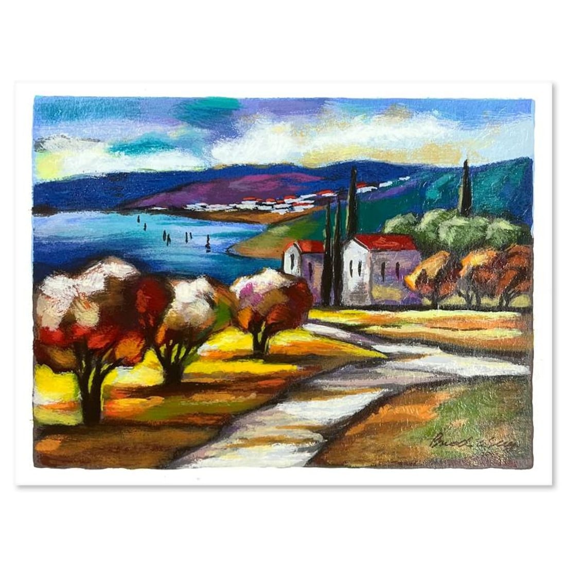 Slava Brodinsky, Hand Signed, Numbered Limited Edition with Letter of Authenticity.: This is a limited edition on paper by Slava Brodinsky. The piece comes hand signed by the artist, numbered, and with a letter of authenticity. Measures approximately 9" x 12". Reference#: 89969.