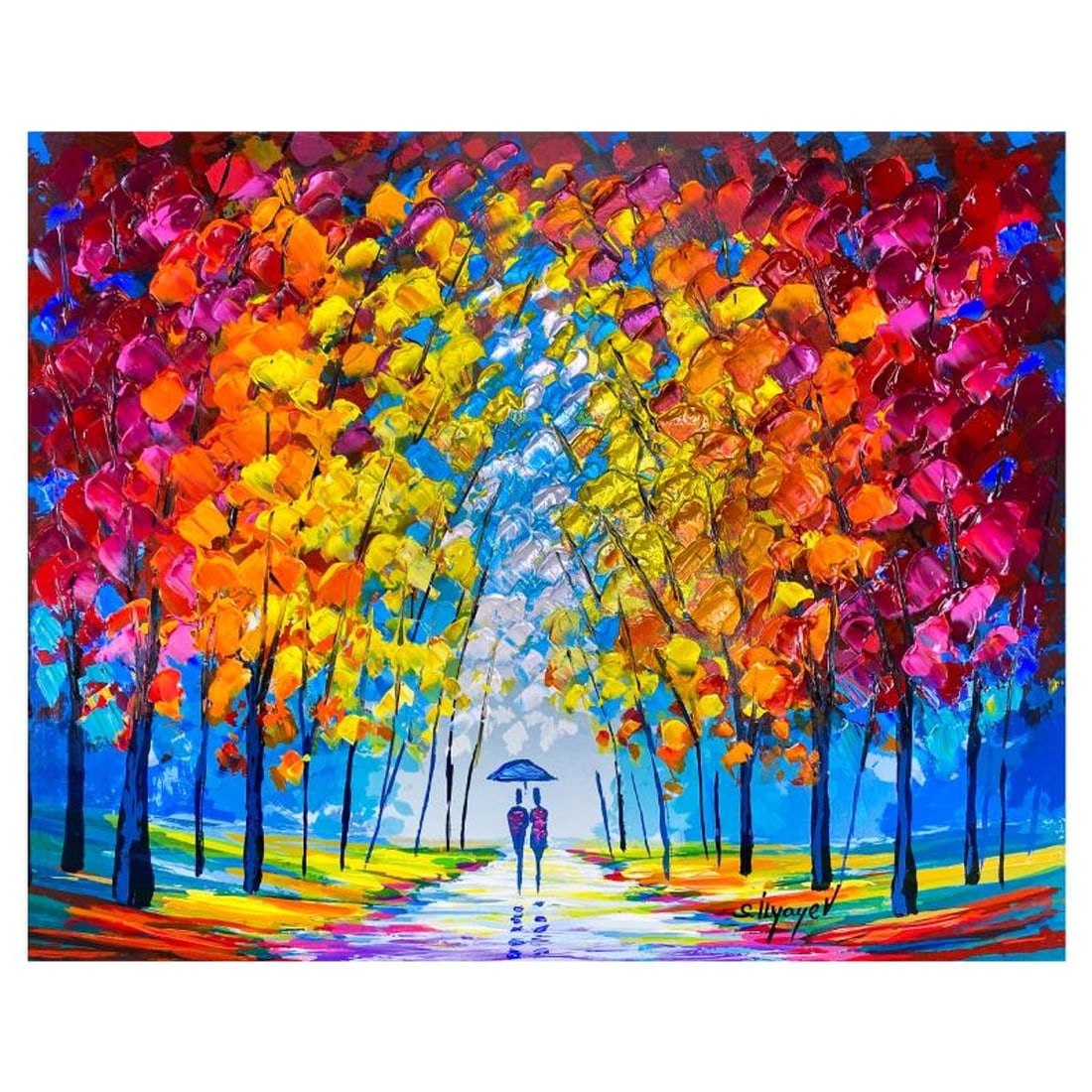 Slava Ilyayev, Hand Embellished Limited Edition Serigraph on Board, Numbered and Hand Signed with: This is a hand embellished limited edition serigraph on board by Slava Ilyayev, numbered inverso hand signed by the artist. Includes Letter of Authenticity. Measures approx. 15" x 18.5" (image). Refer