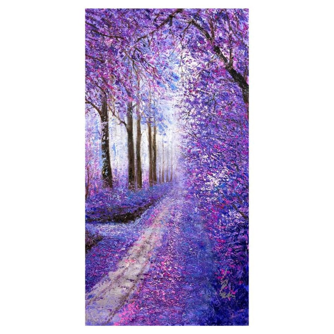 Inam, Hand Signed Original Oil Painting on Canvas with Letter of Authenticity.: This is an original oil painting on canvas by Inam, hand signed by the artist. Includes Letter of Authenticity. Measures approx. 50" x 28" (image).