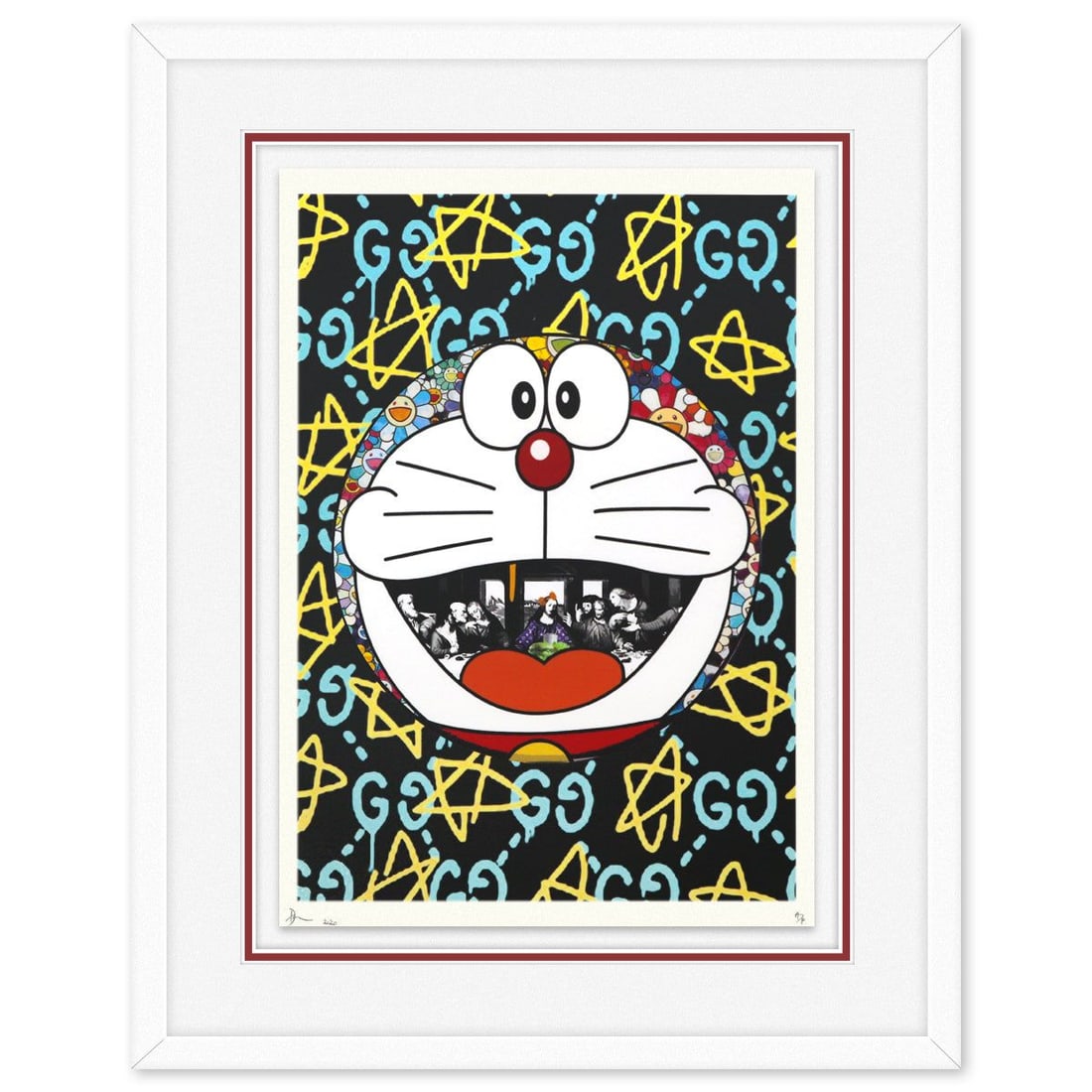 Death NYC- Fine Art Print: Artist: Death NYC. Medium: Fine Art Print. Size: 17.5" x 12.5". Measures approx. 24" x 19" (framed). Signature: Hand Signed by the artist. Certificate of Authenticity: Is included. Reference#: 56146.