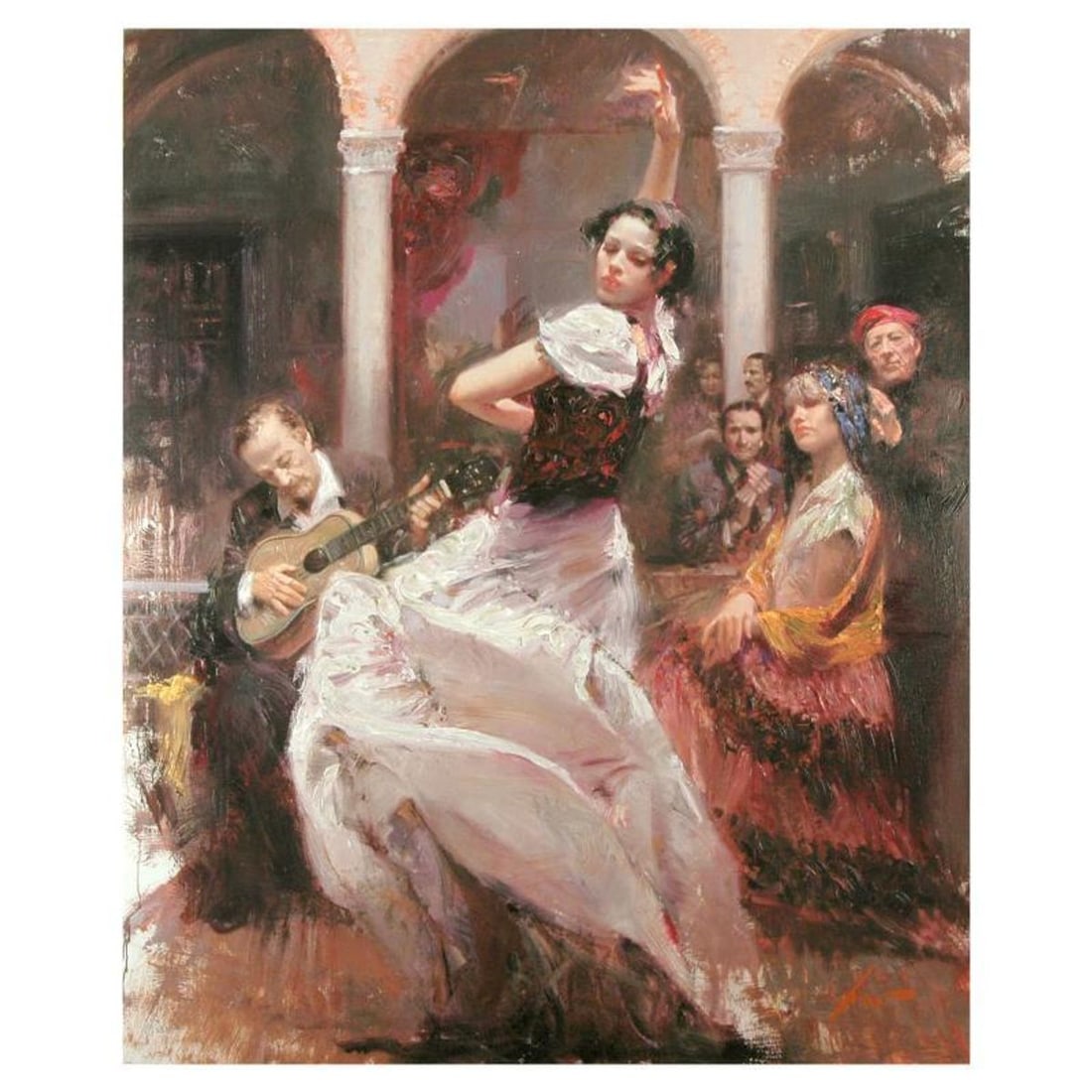 Pino (1939-2010), "Seville In My Heart" Limited Edition on Canvas, Numbered and Hand Signed with: Seville In My Heart is a limited edition giclee on canvas by Pino (1939-2010). The piece comes numbered and is hand signed by the artist. Includes Certificate of Authenticity. Measures approximately 1