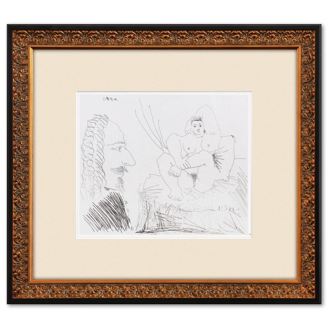 After Pablo Picasso- Offset Lithograph "From The 347 Series" (1 of 2)