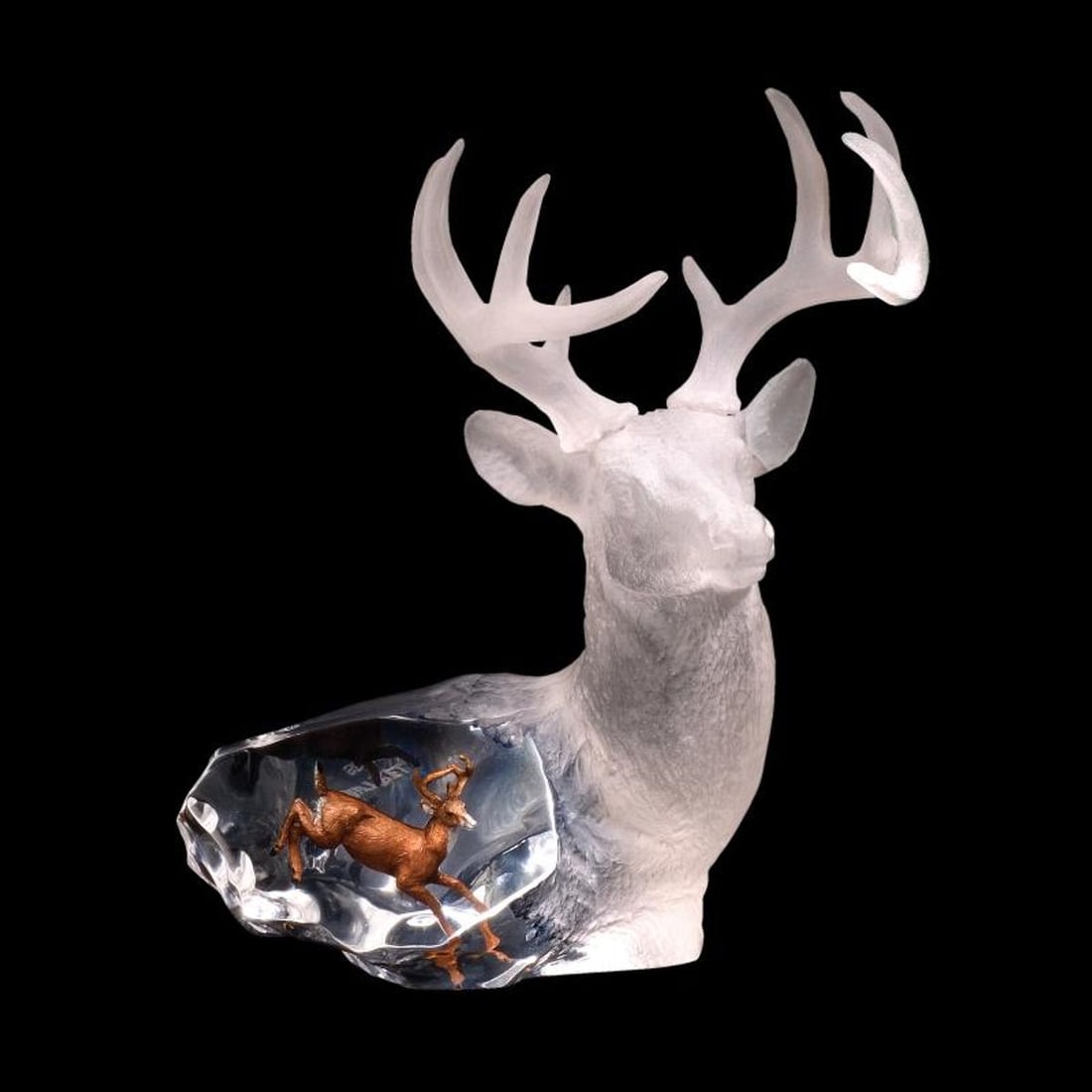 Kitty Cantrell, "Majestic Spirit" Limited Edition Mixed Media Lucite Sculpture with COA.: Majestic Spirit is a limited edition mixed media lucite sculpture by Kitty Cantrell. Engraved with the artists signature and number, this piece comes with a certificate of authenticity. Measures appro