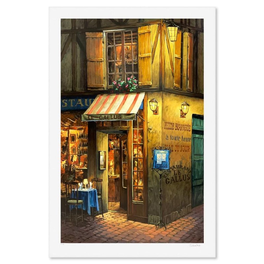 Viktor Shvaiko, "Light from the Window" Limited Edition Printer's Proof Serigraph (38" x 25"),: Light from the Window is a limited edition printer's proof serigraph on paper by Viktor Shvaiko, numbered 1/3 and hand signed by the artist. Includes Letter of Authenticity. Measures approx. 42.5" x 2
