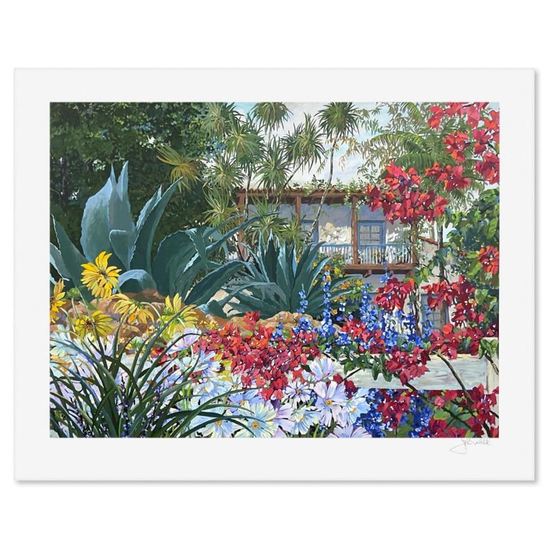 John Powell, "My Hideaway" Limited Edition Printer's Proof Serigraph, Numbered and Hand Signed with: My Hideaway is a limited edition printer's proof serigraph on paper by John Powell, numbered and hand signed by the artist. Includes Letter of Authenticity. Measures approx. 29.5" x 37" (border), 24"