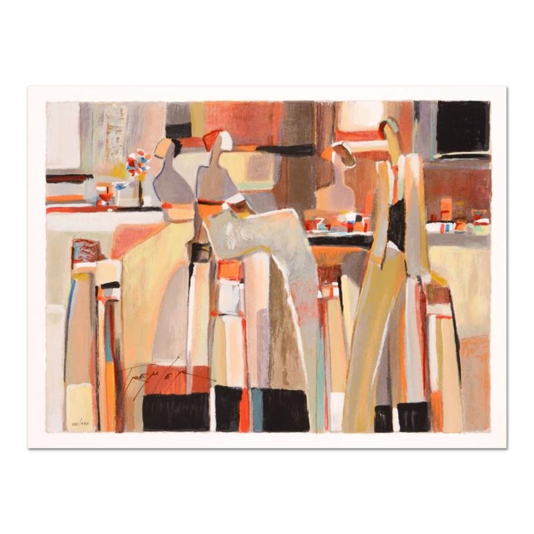 Yuri Tremler, Limited Edition Serigraph by Yuri Tremler, Hand Signed with Certificate of: This is a limited edition serigraph on paper, hand signed by Yuri Tremler. Includes Certificate of Authenticity. Measures approx. 20.5" x 14.5" (border), 19" x 13" (image). Reference#: 93813.