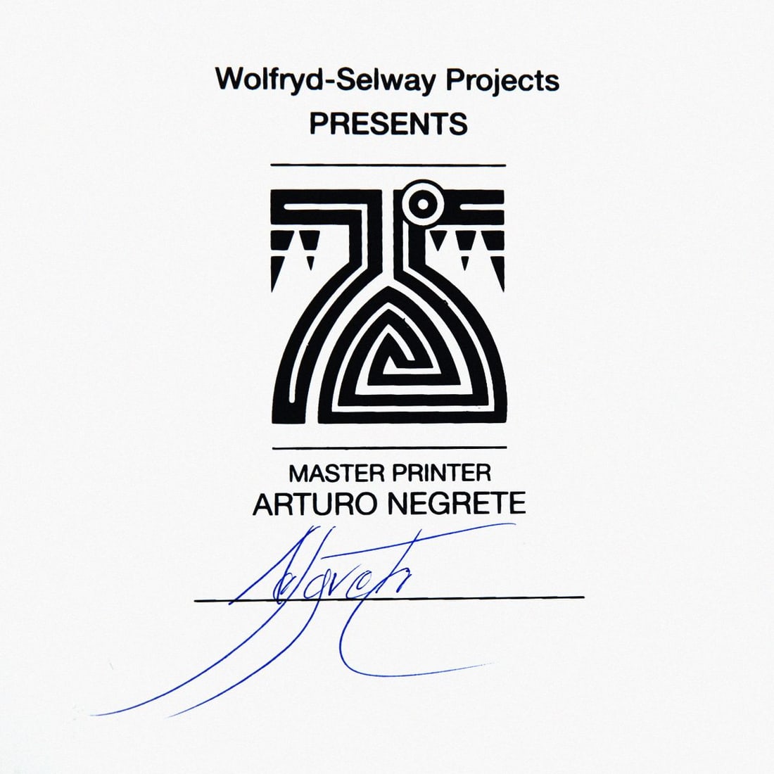 Wolfryd-Selway Projects- Silkscreen - 2