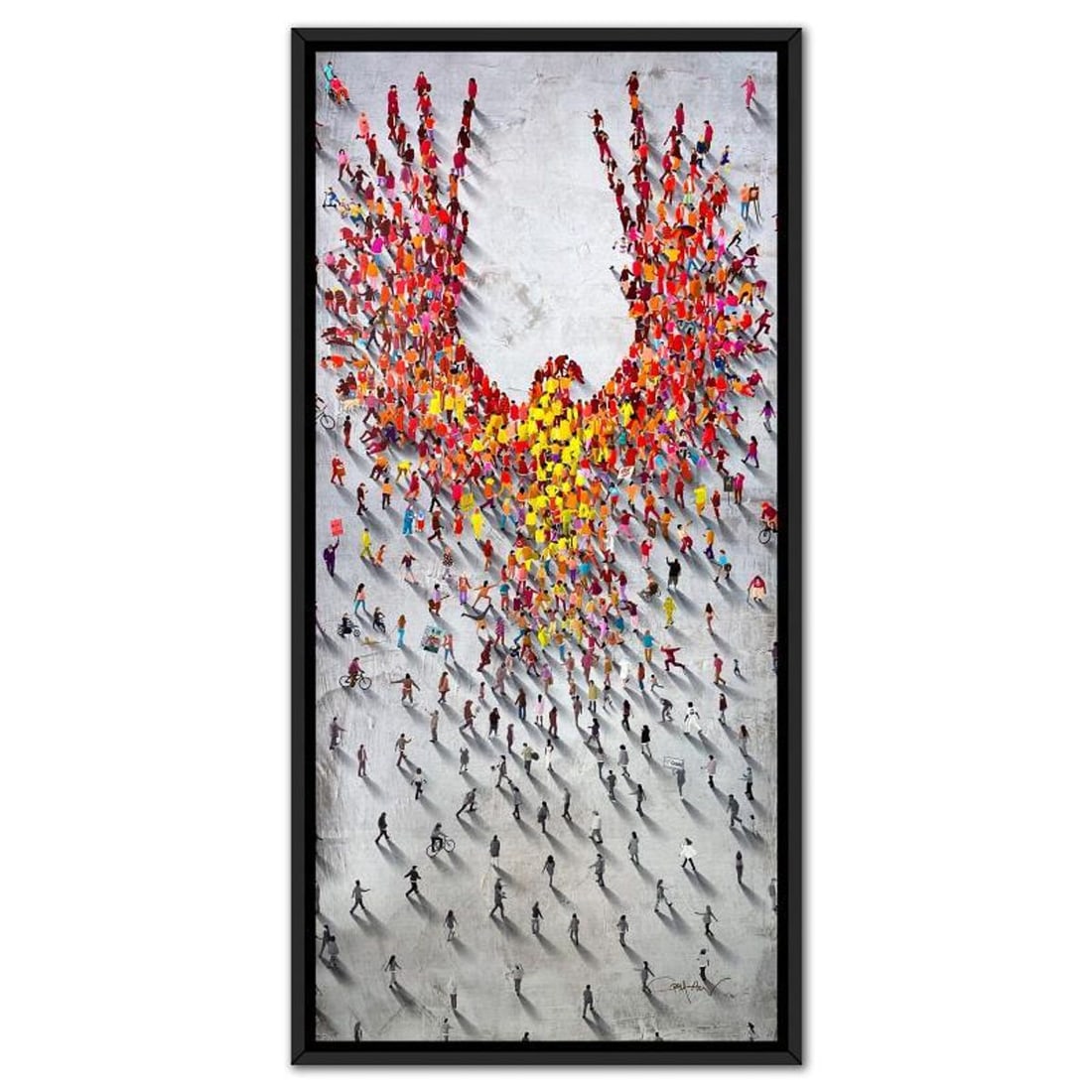 Craig Alan, "Populus: From The Ground Up" Framed, Hand Signed Limited Edition Canvas with Letter of: Populus: The Ground Up is a numbered limited edition giclee on canvas by Craig Alan, hand signed by the artist. This piece comes custom framed and includes Letter of Authenticity. Measures approximate