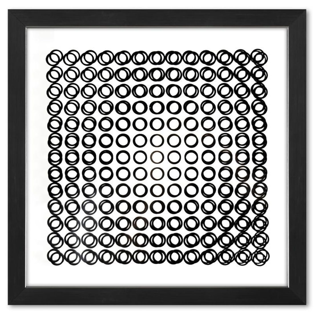 Victor Vasarely (1908-1997), "Trois Dimensions Optique de la serie Cinetiques" Framed 1973 (1 of 2)