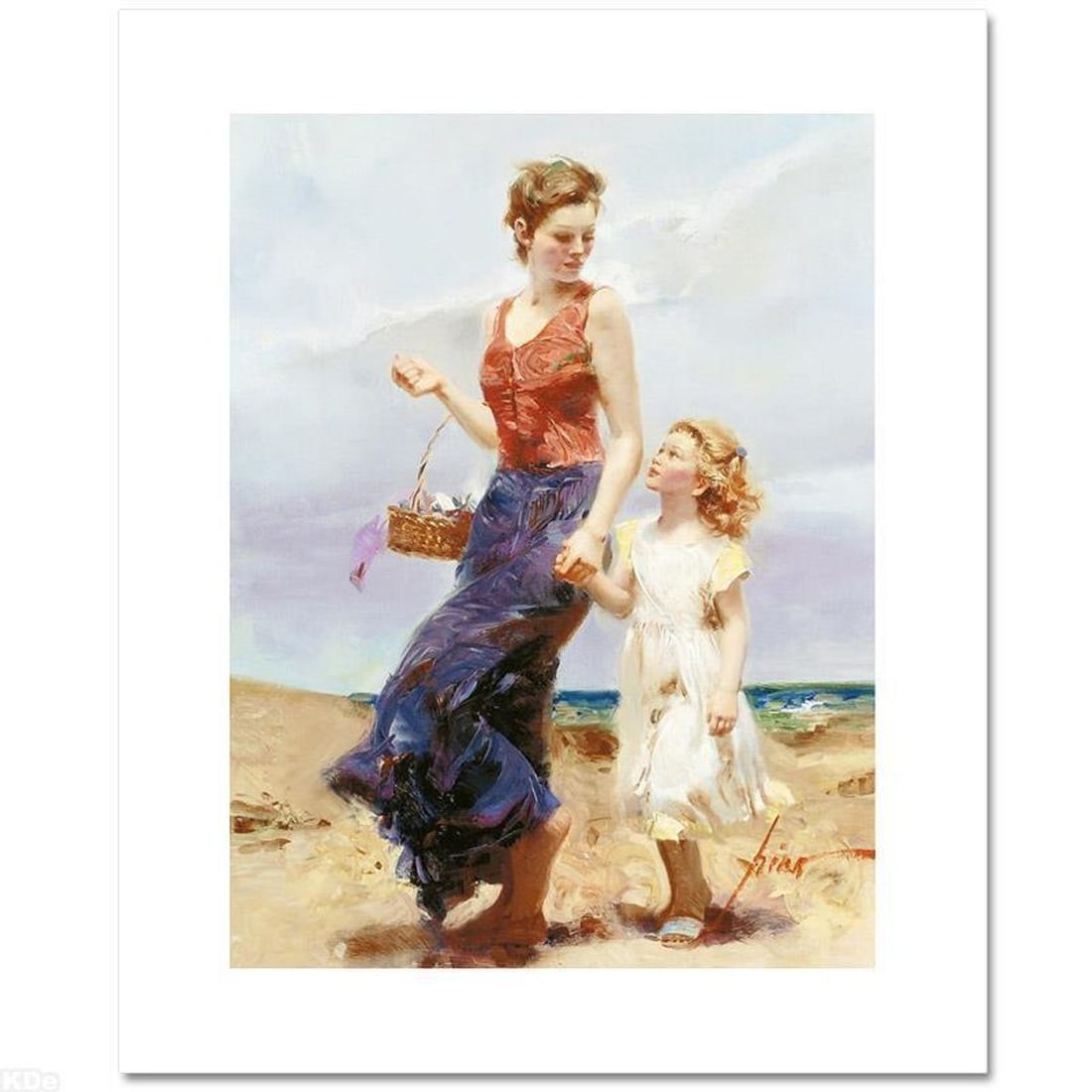 Pino (1939-2010), "Affection" Hand Signed Limited Edition on Canvas with Certificate of: Affection is a limited edition giclee on canvas by Pino (1939-2010), numbered and hand signed by the artist. Includes Certificate of Authenticity. Measures approximately 16" x 12". Reference#: 92965.