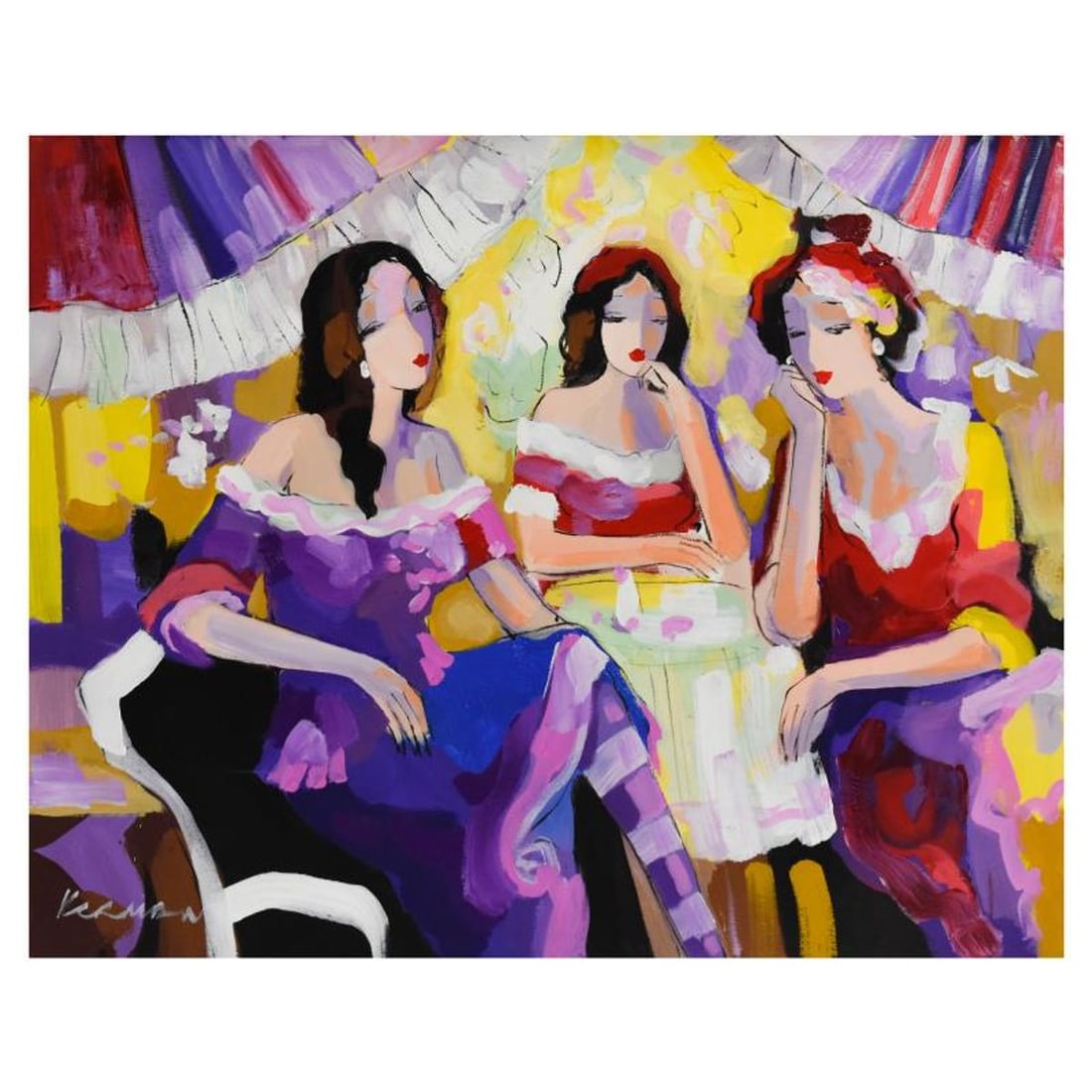 Michael Kerman, Original Acrylic Painting on Canvas, Hand Signed with Letter of Authenticity. (1 of 3)